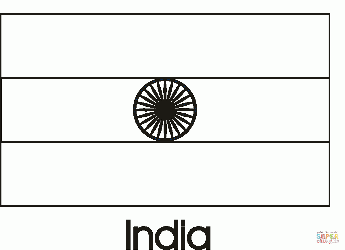 Flag day 25 coloring page gif 1200 871 Flag Printable Flag Coloring Pages Indian Flag Colors