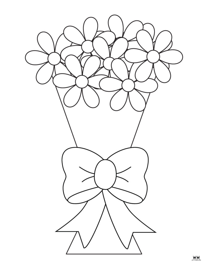 Printable Bouquet Of Flowers