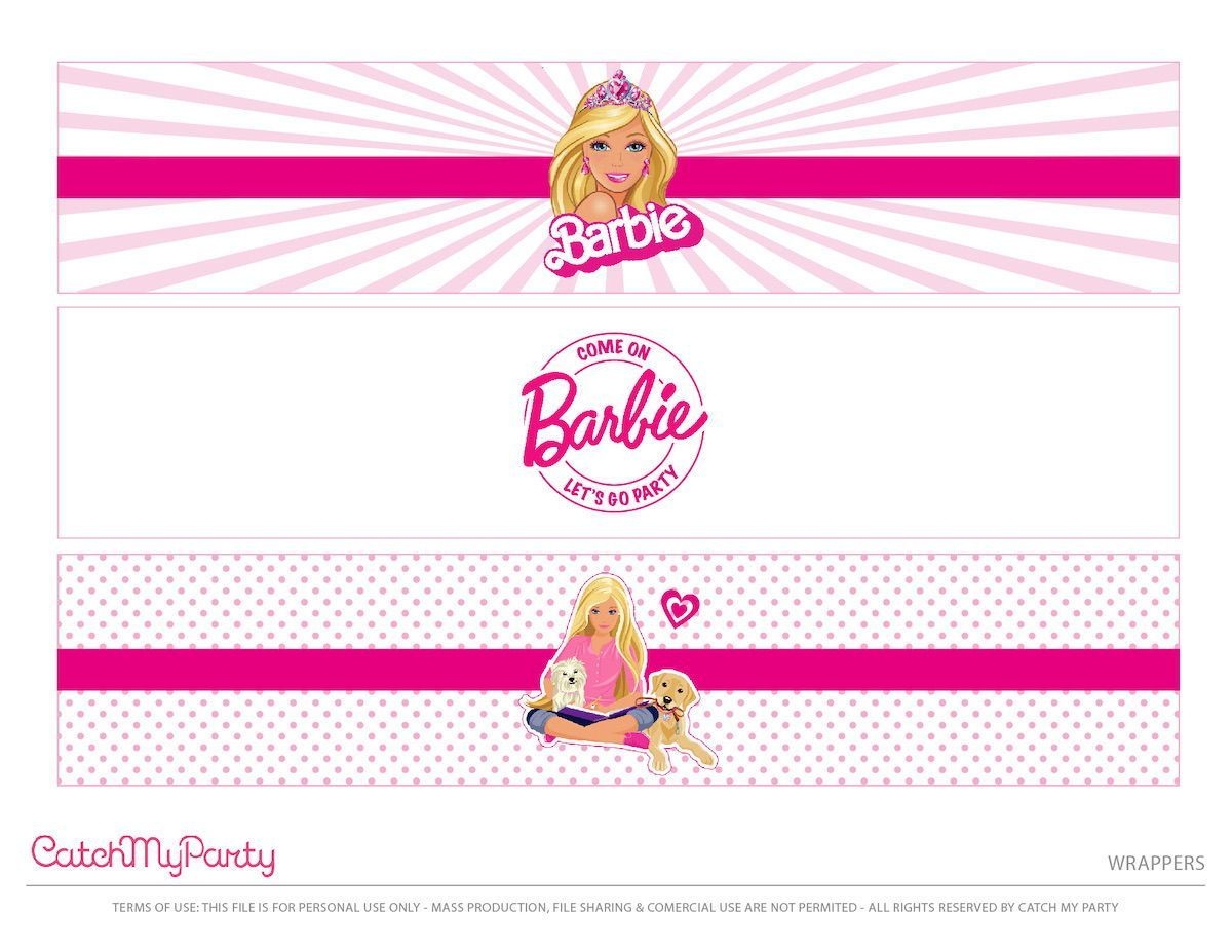 FREE BARBIE Free Barbie Barbie Birthday Party Barbie Invitations