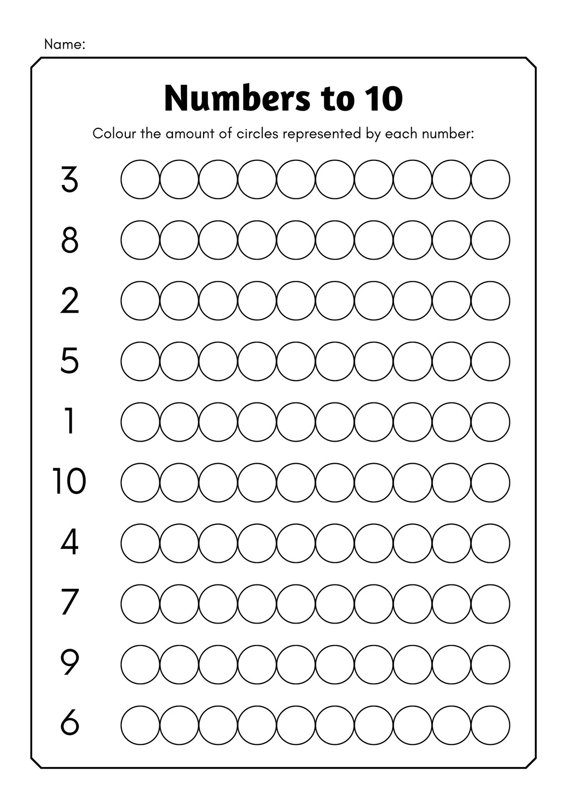 Free Custom Printable Preschool Worksheet Templates Canva