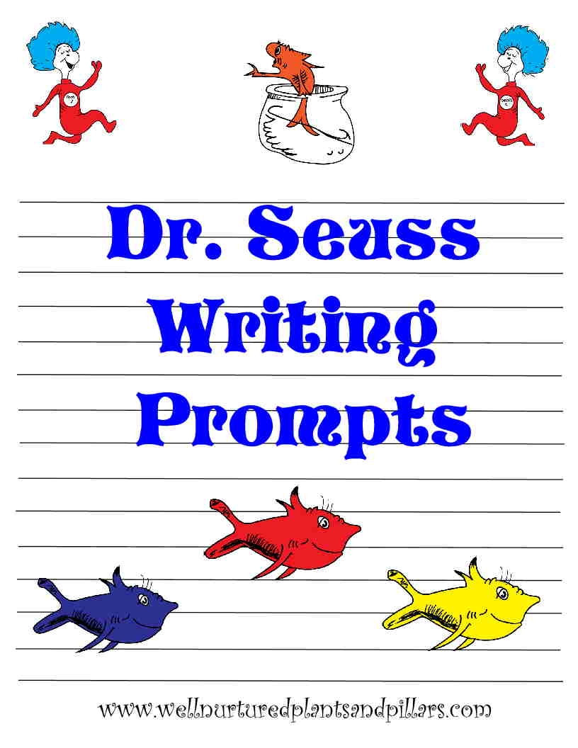 FREE Dr Seuss Themed Writing Prompts Plants And Pillars