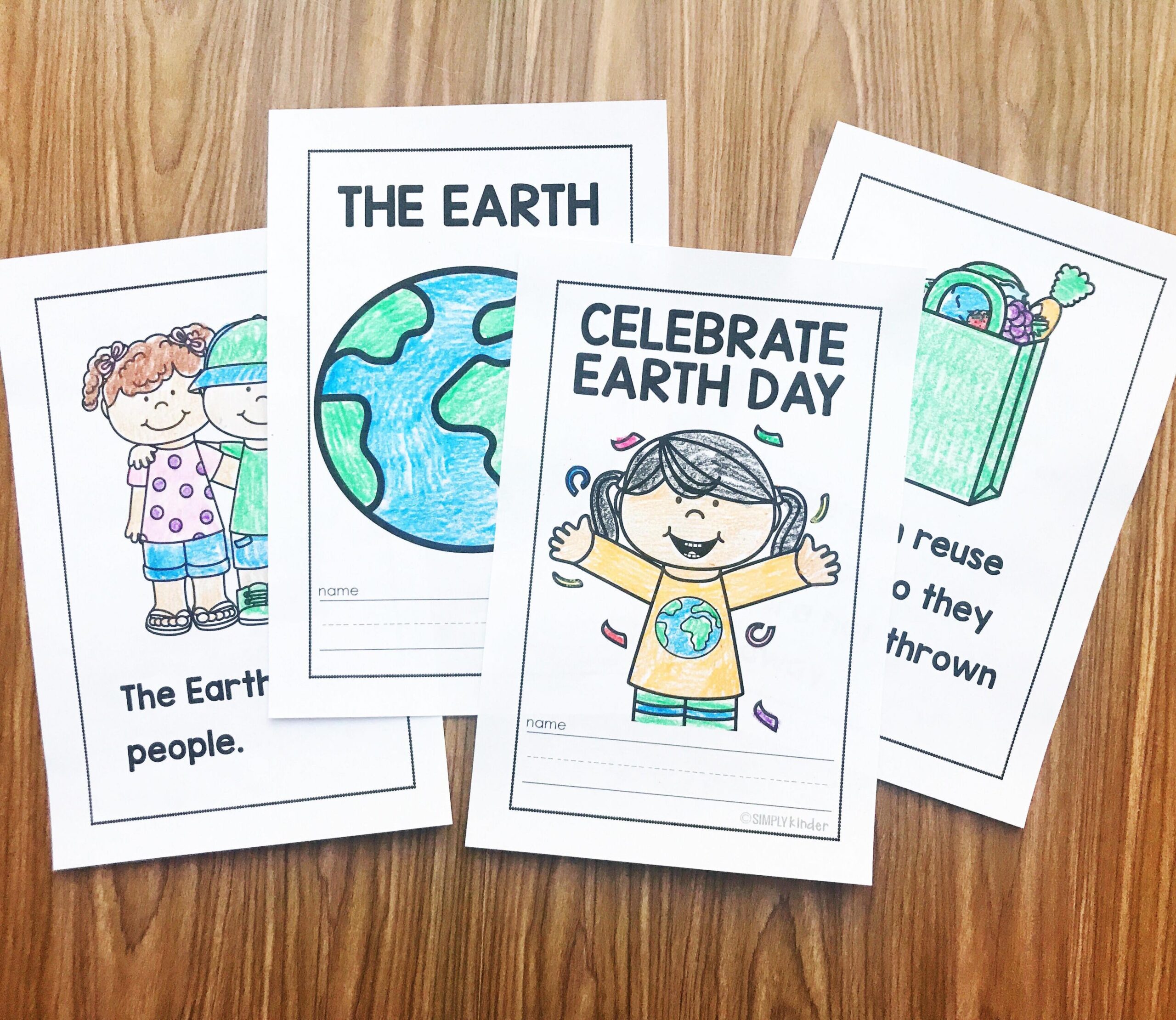 Earth Day Hat Printable