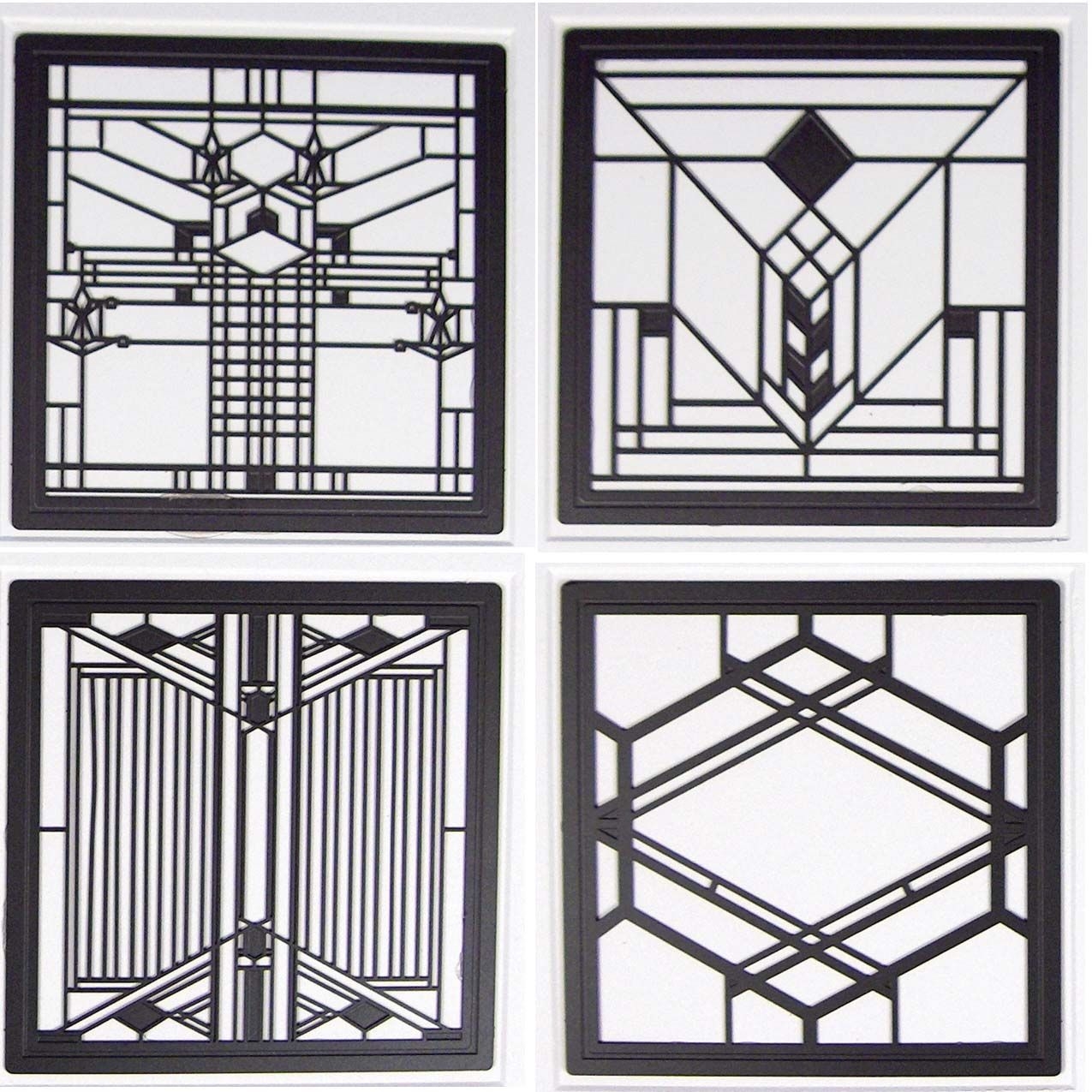 Free Frank Lloyd Wright Stained Glass Patterns Printable Templates Free