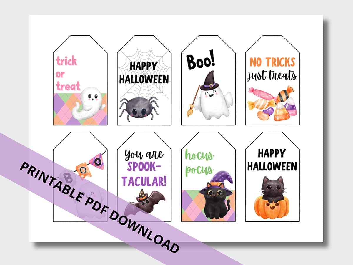 Free Halloween Printable Gift Tags