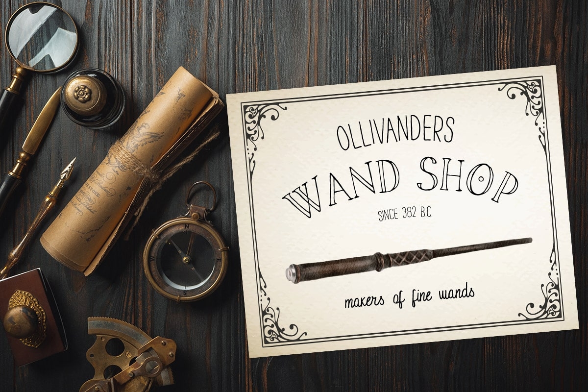 Free Harry Potter Ollivanders Wand Shop Sign Elva M Design Studio