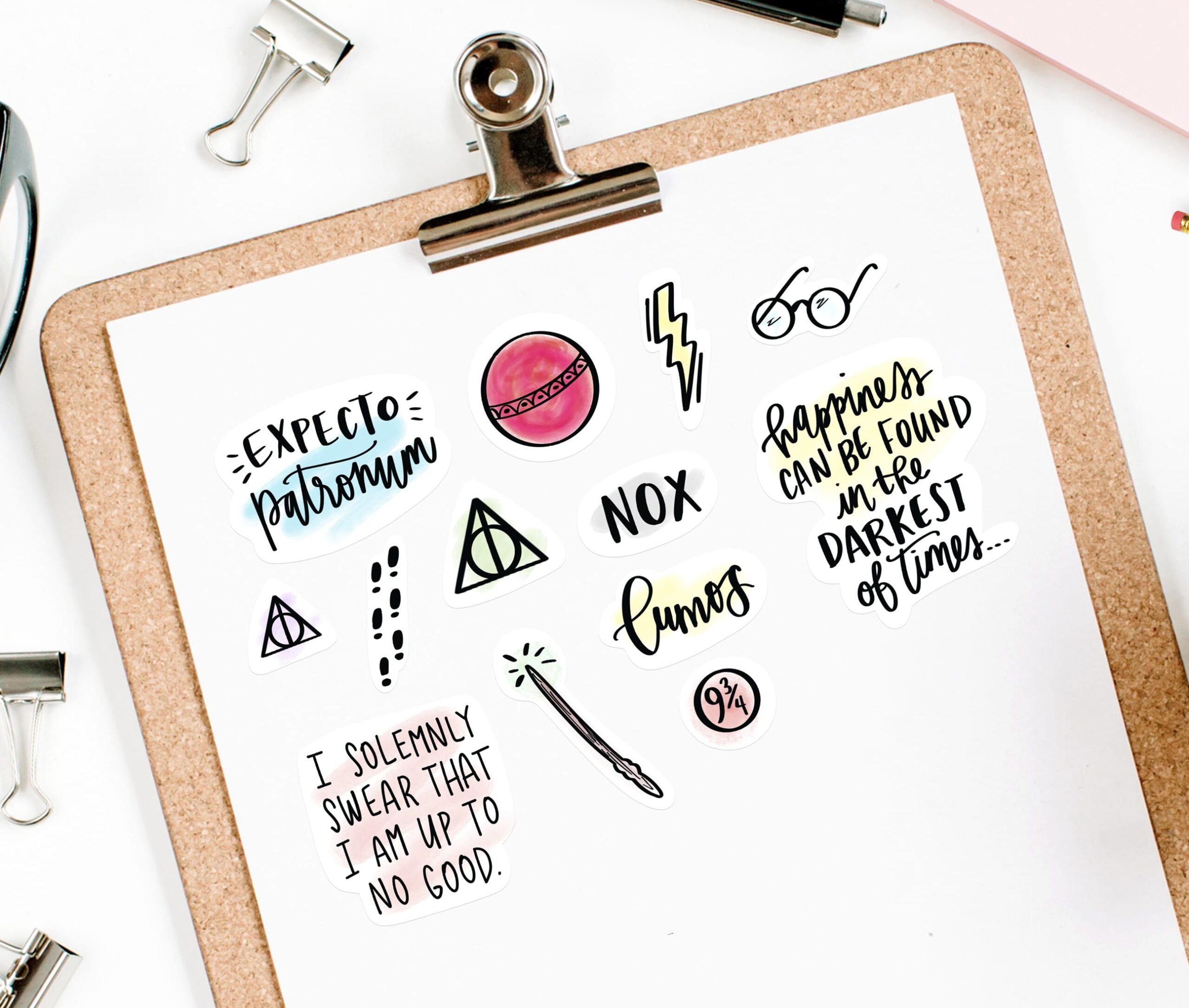 Free Harry Potter Printable Stickers Pineapple Paper Co 