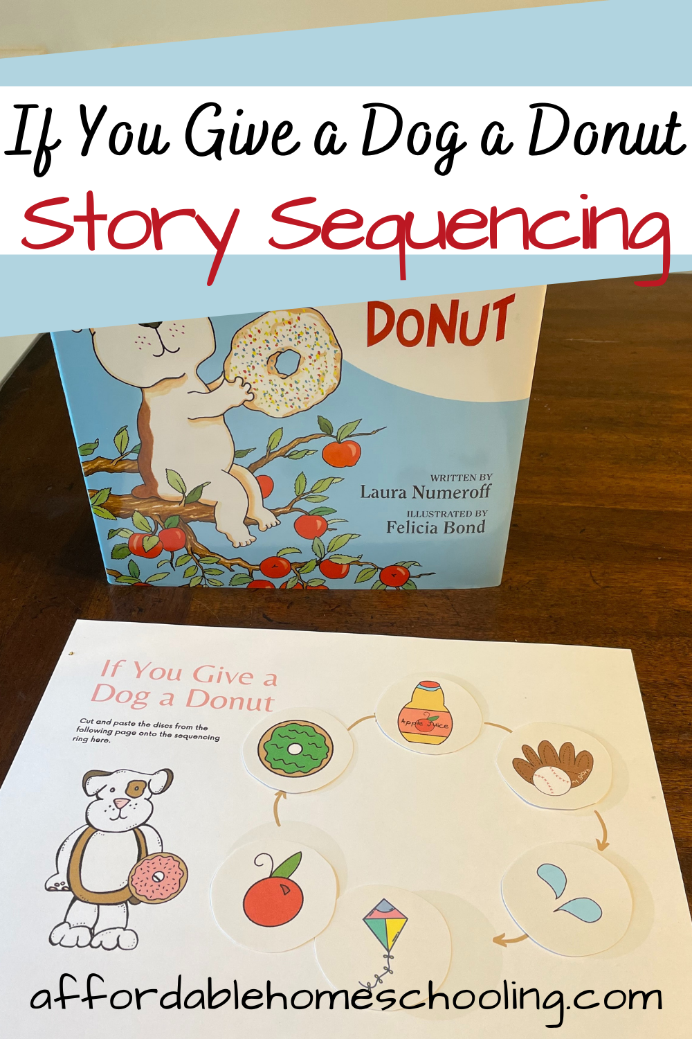 Free If You Give A Dog A Donut Sequencing Printables