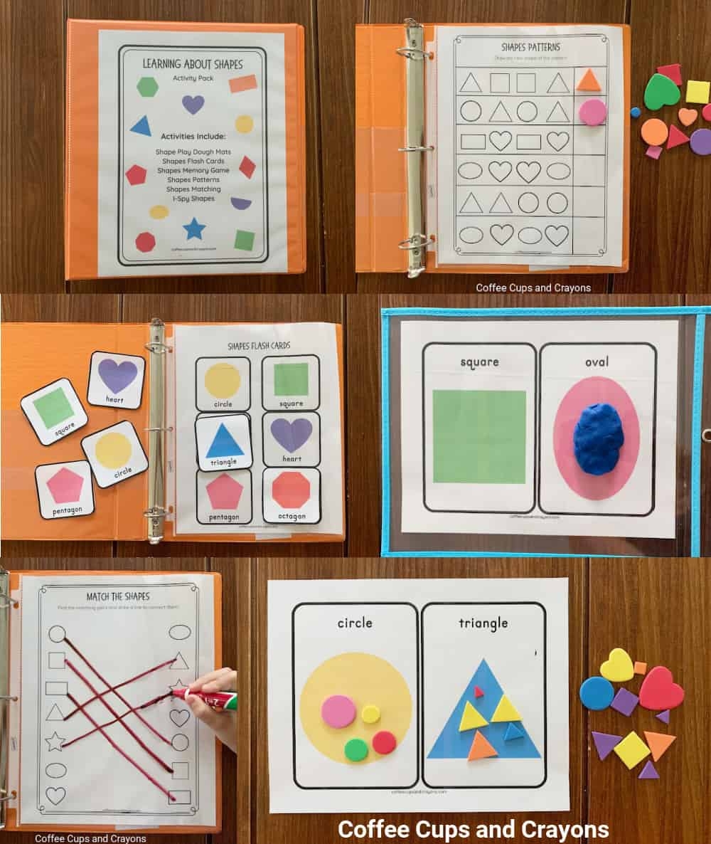 Free Learning Shapes Printable Pack For Preschoolers