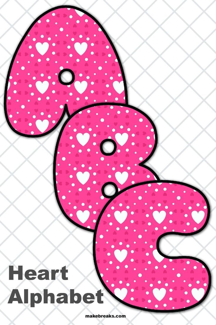 Free Printable Alphabet For Valentine s Day Pattern 2 Make Breaks Valentines Printables Free Valentines Letter Printable Valentines Day Cards
