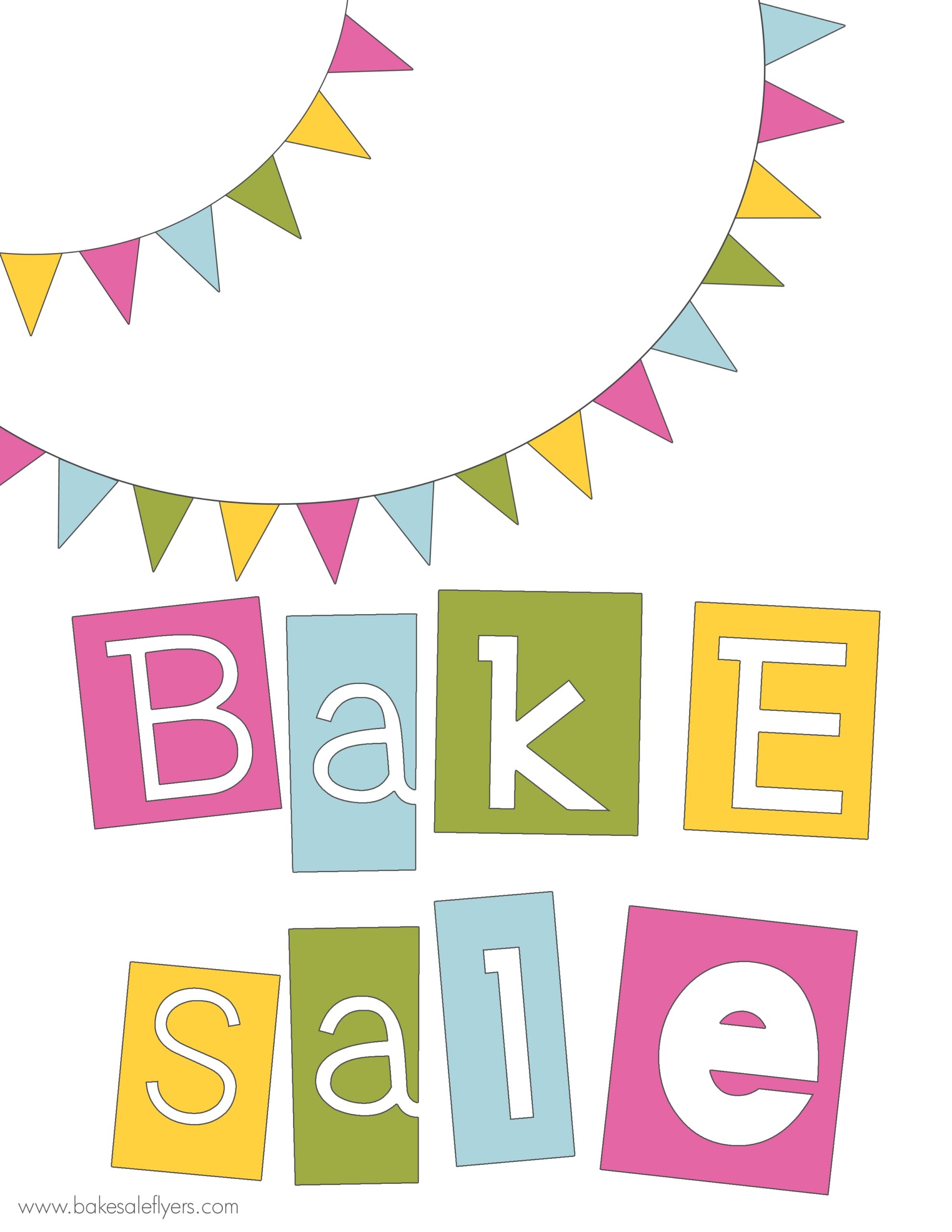 Bake Sale Tags Free Printable