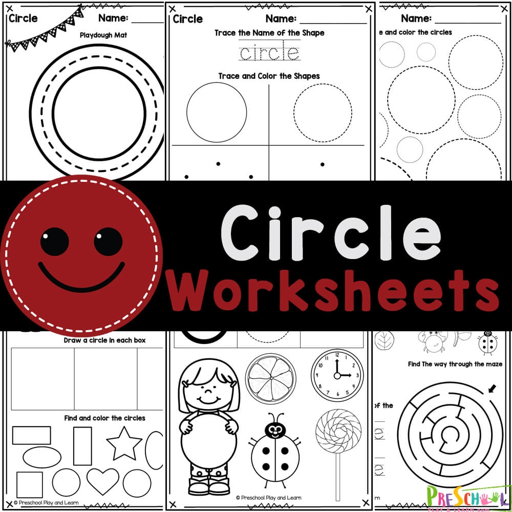 Free Printable Circle Tracing Worksheet