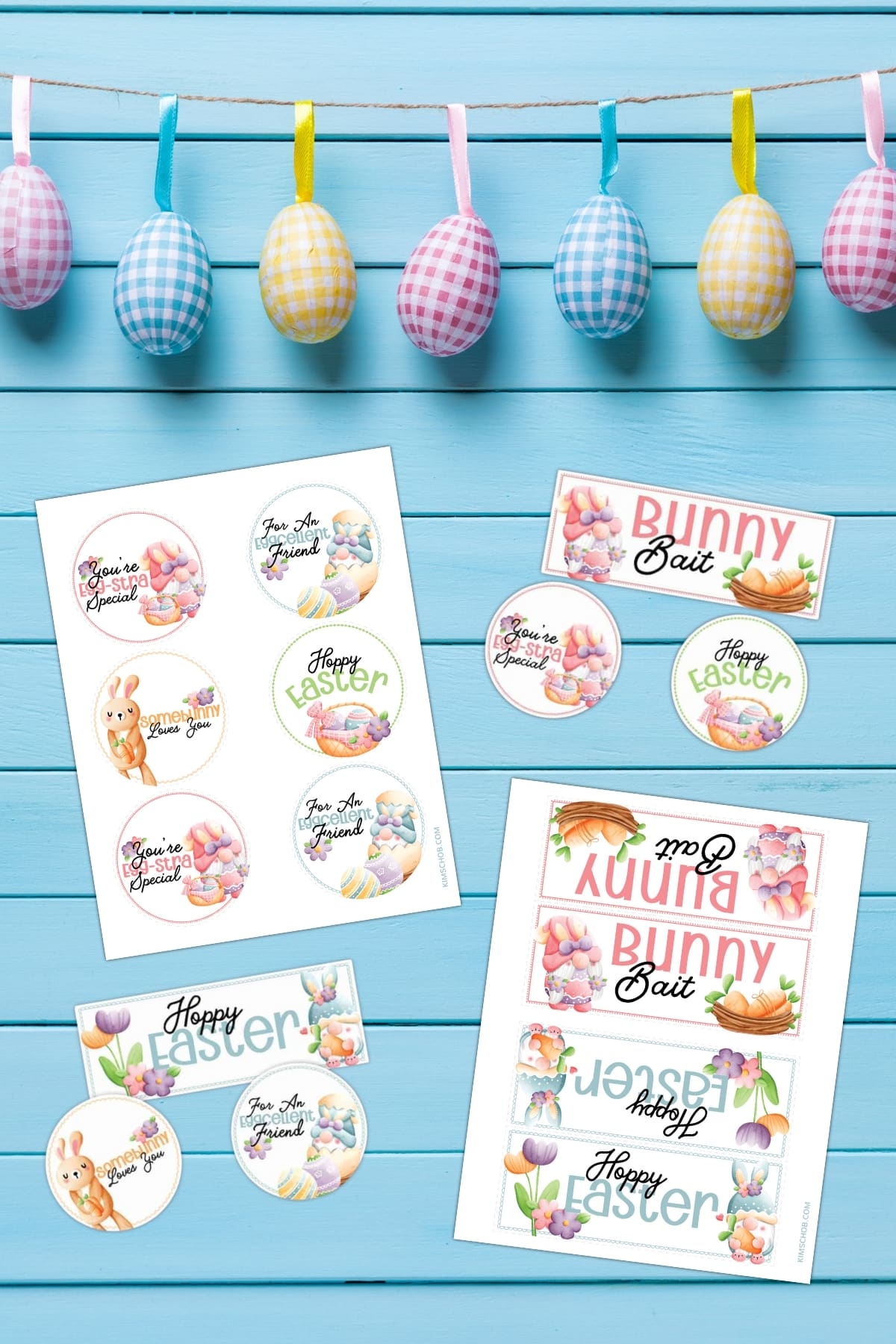 Free Printable Easter Gift Tags Cute Bunny Designs Kim Schob