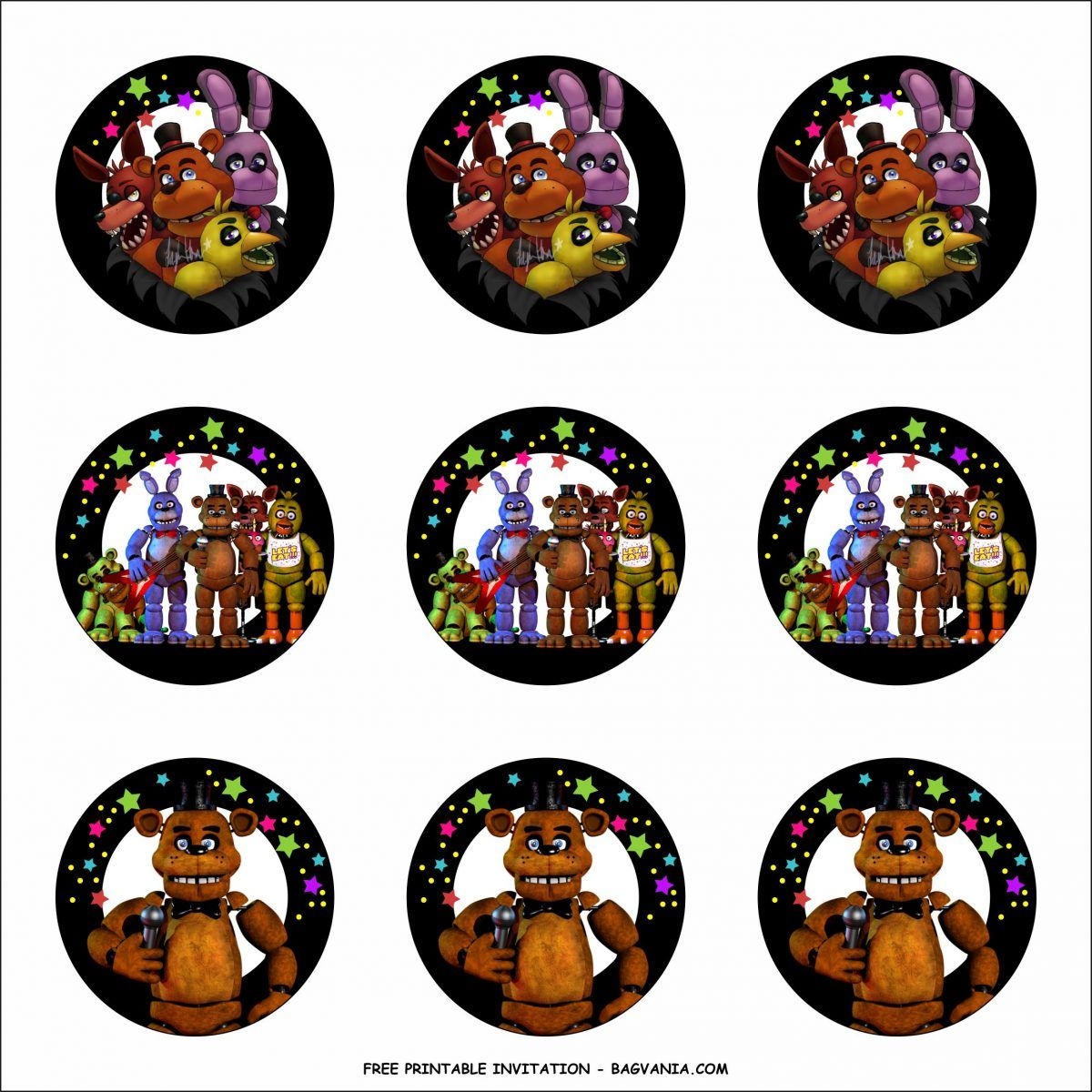 FREE PRINTABLE Five Night At Freddy s Party Kits Template FREE Printable Birthday Invi Party Kits Free Birthday Printables Printable Birthday Invitations