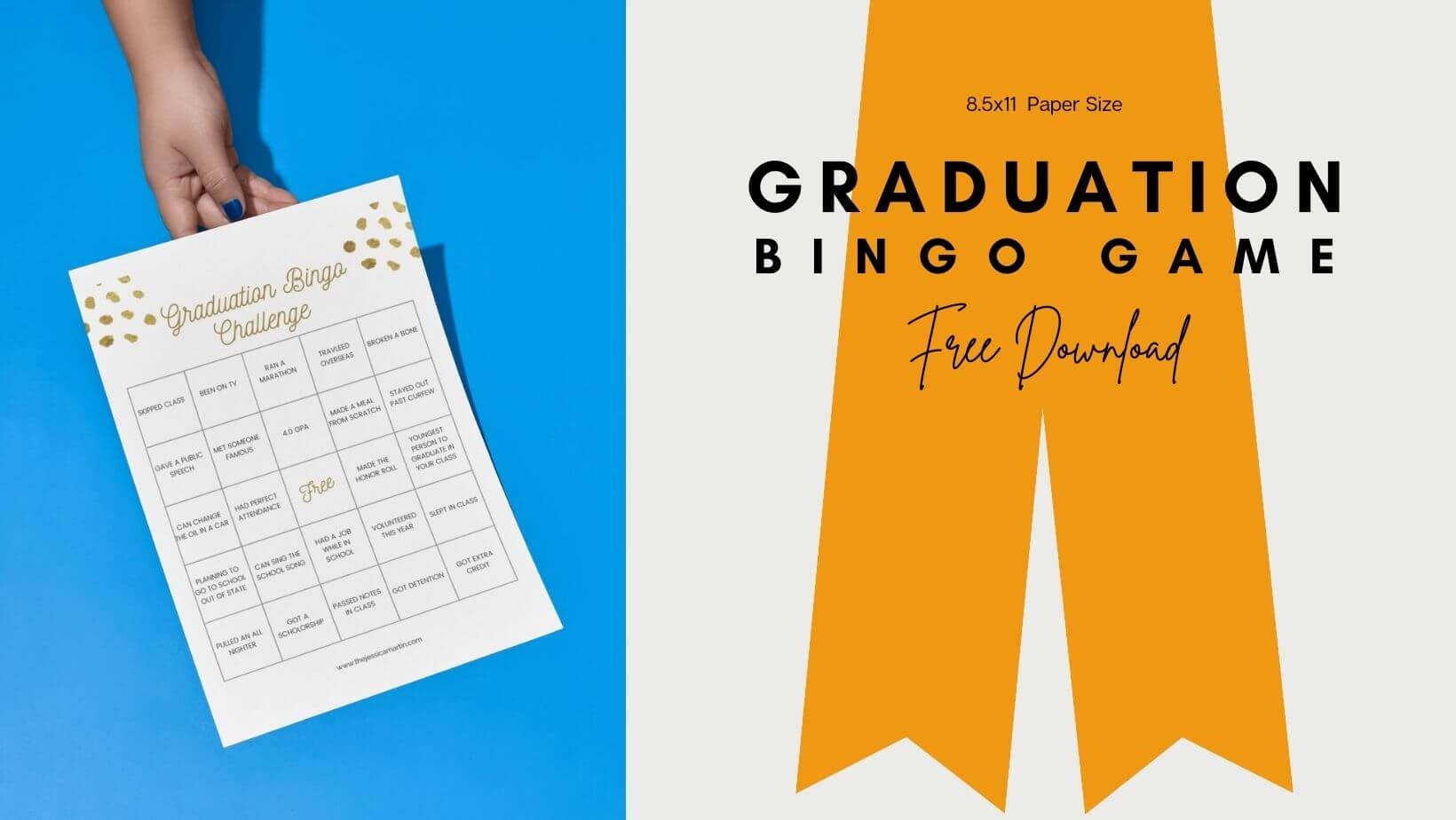 Graduation Bingo Free Printable