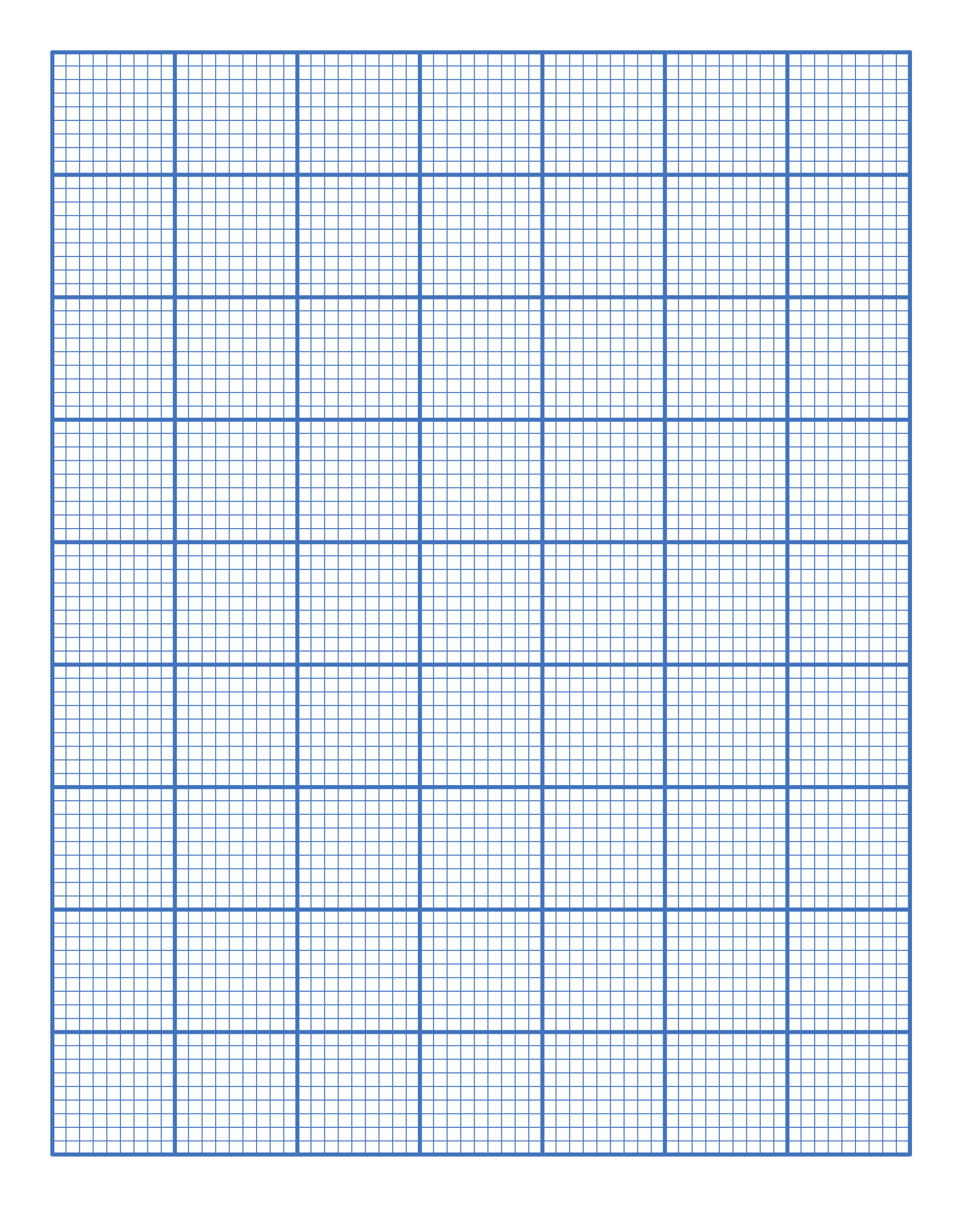 Printable Half Inch Graph Paper