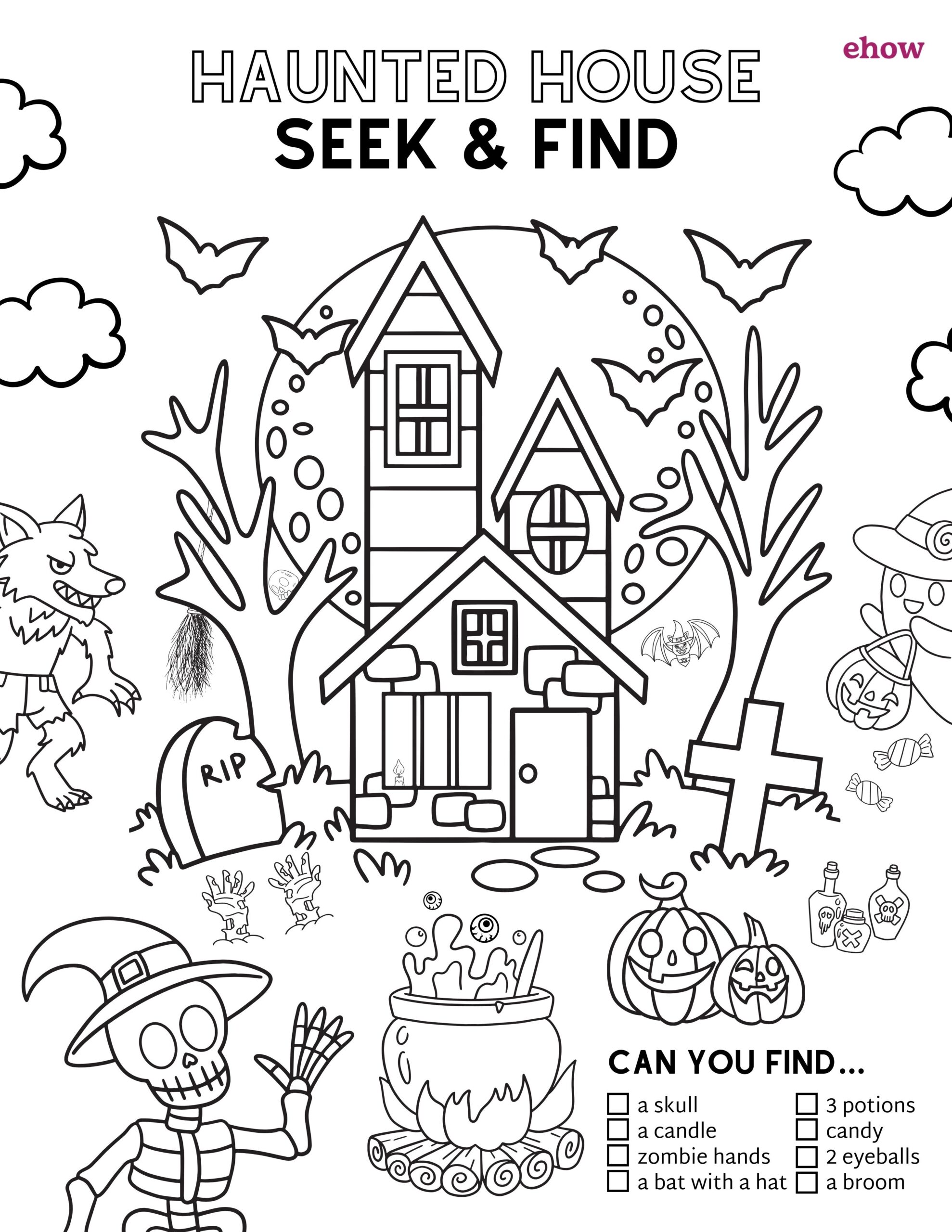 Free Printable Halloween Coloring Pages For All Ages Ehow