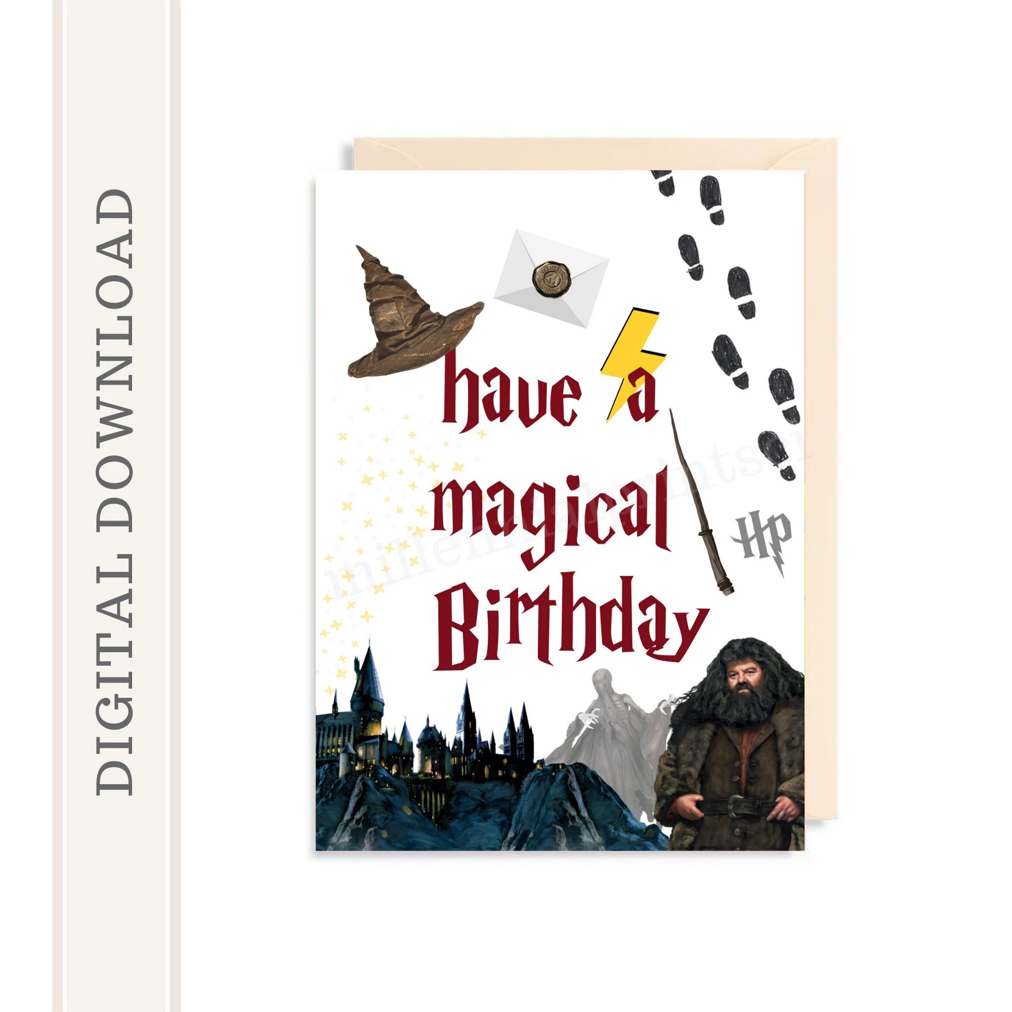 Free Printable Harry Potter Birthday Cards
