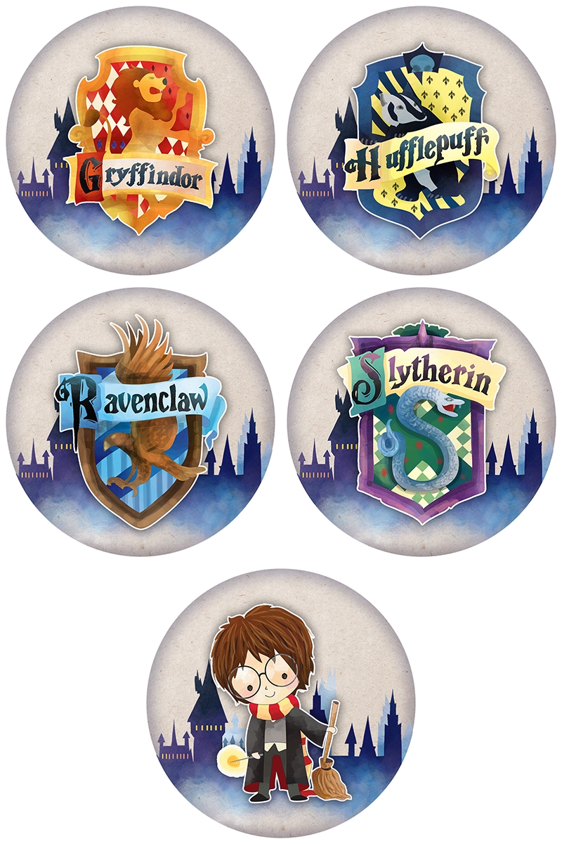 Printable Harry Potter Cupcake Toppers