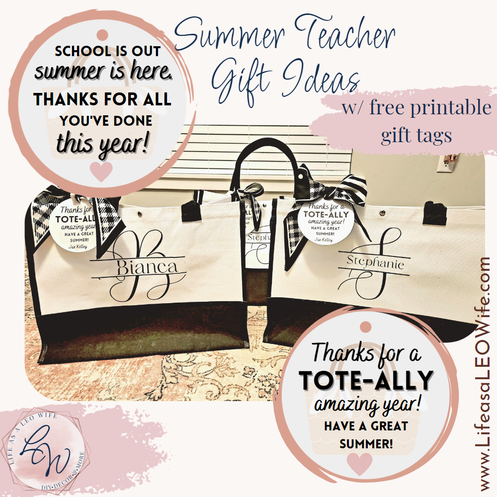 Free Printable Teacher Gift Tags End Of The Year Gift Ideas