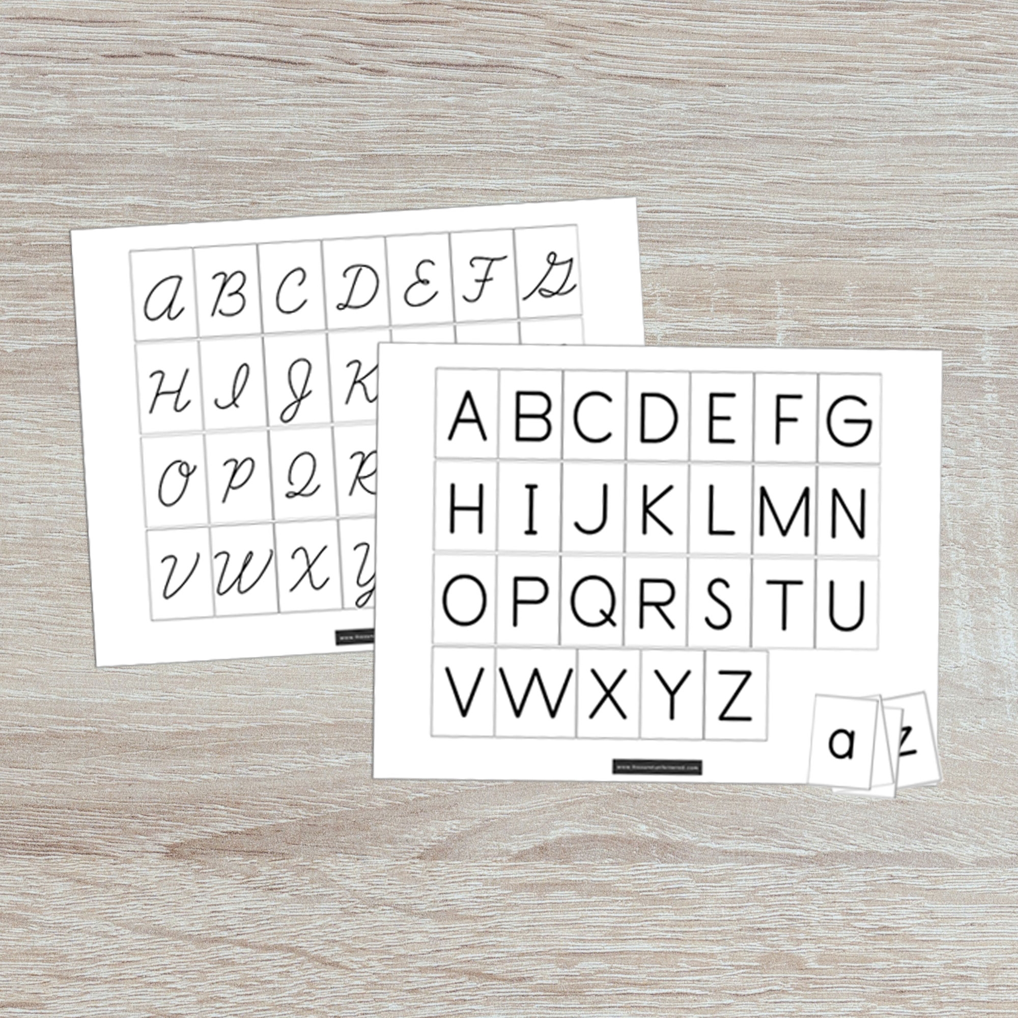 Alphabet Letter Tiles Printable