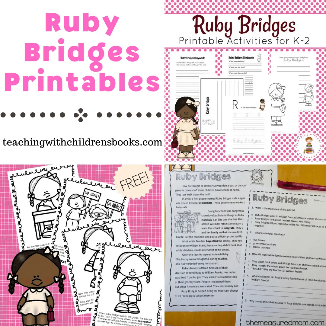 Ruby Bridges Free Printables