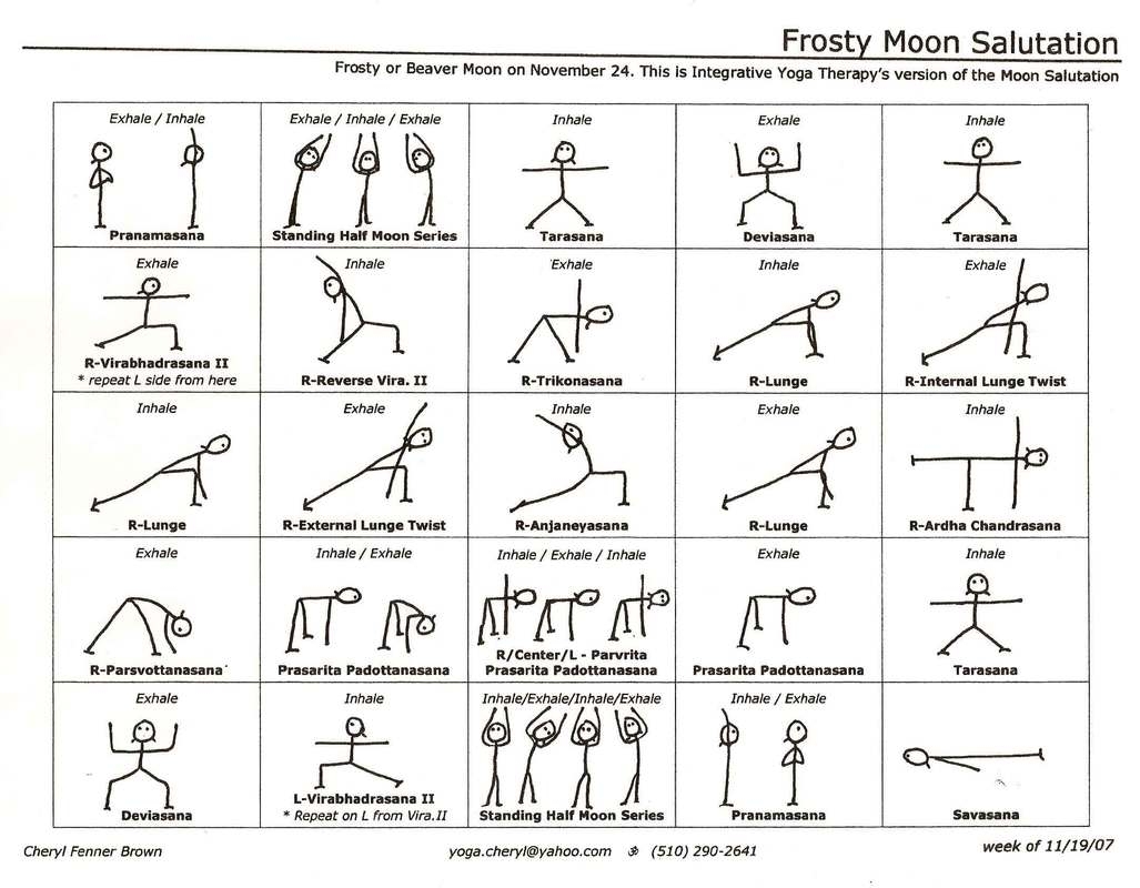Frosty Moon Salutation Yogacheryl