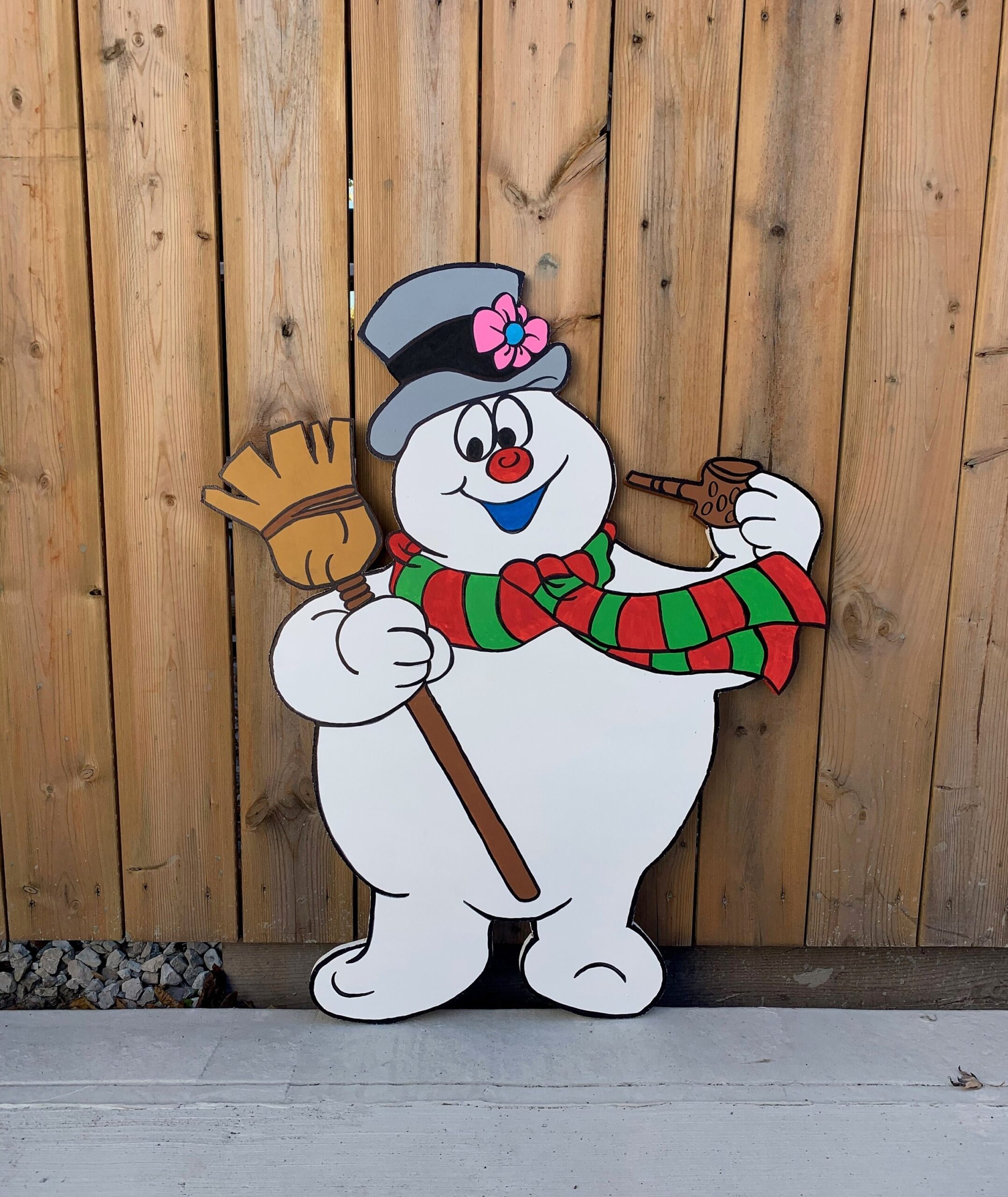 Frosty The Snowman PDF DIY Yard Art Christmas Woodworking Pattern Instant Download Printable Holiday Decor Snowman Template Etsy