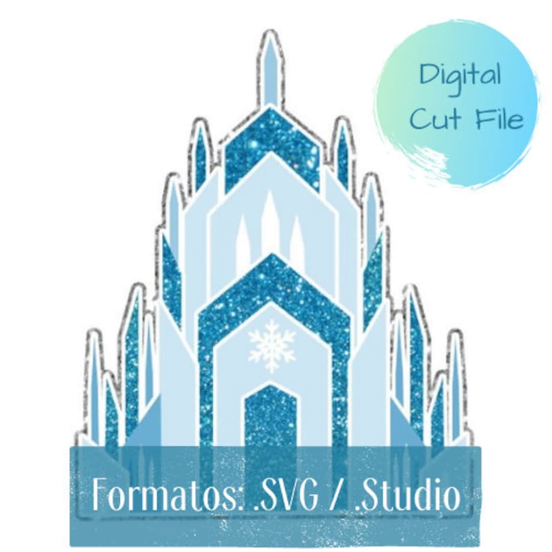 Frozen Castle Cricut Space Design Format And Studio Format For Silhouette Cameo Editable Etsy