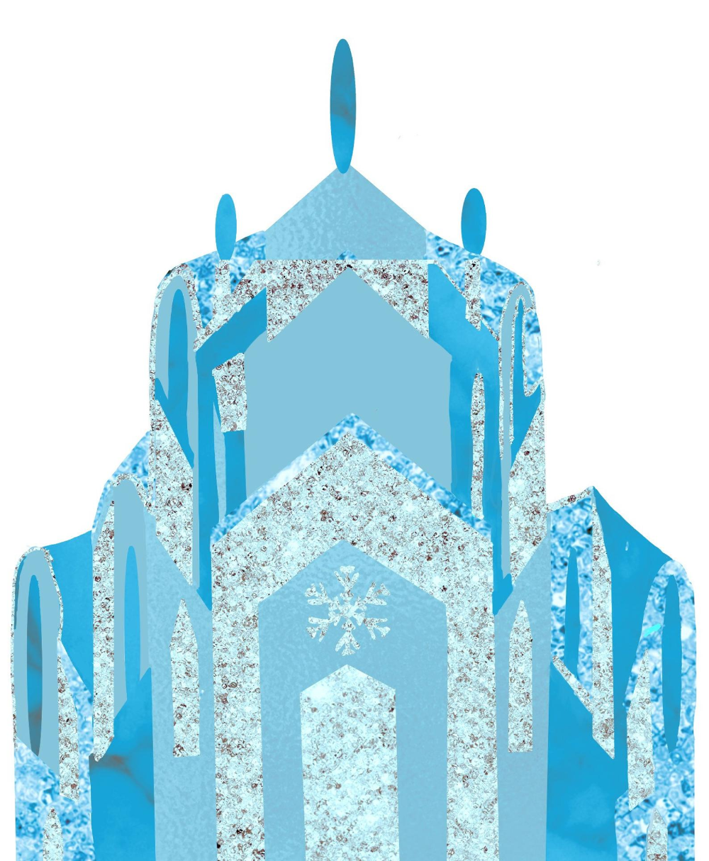 Frozen Elsa Ice Castle Cake Topper Etsy Castle Cake Topper Ice Castle Cake Castle Cake