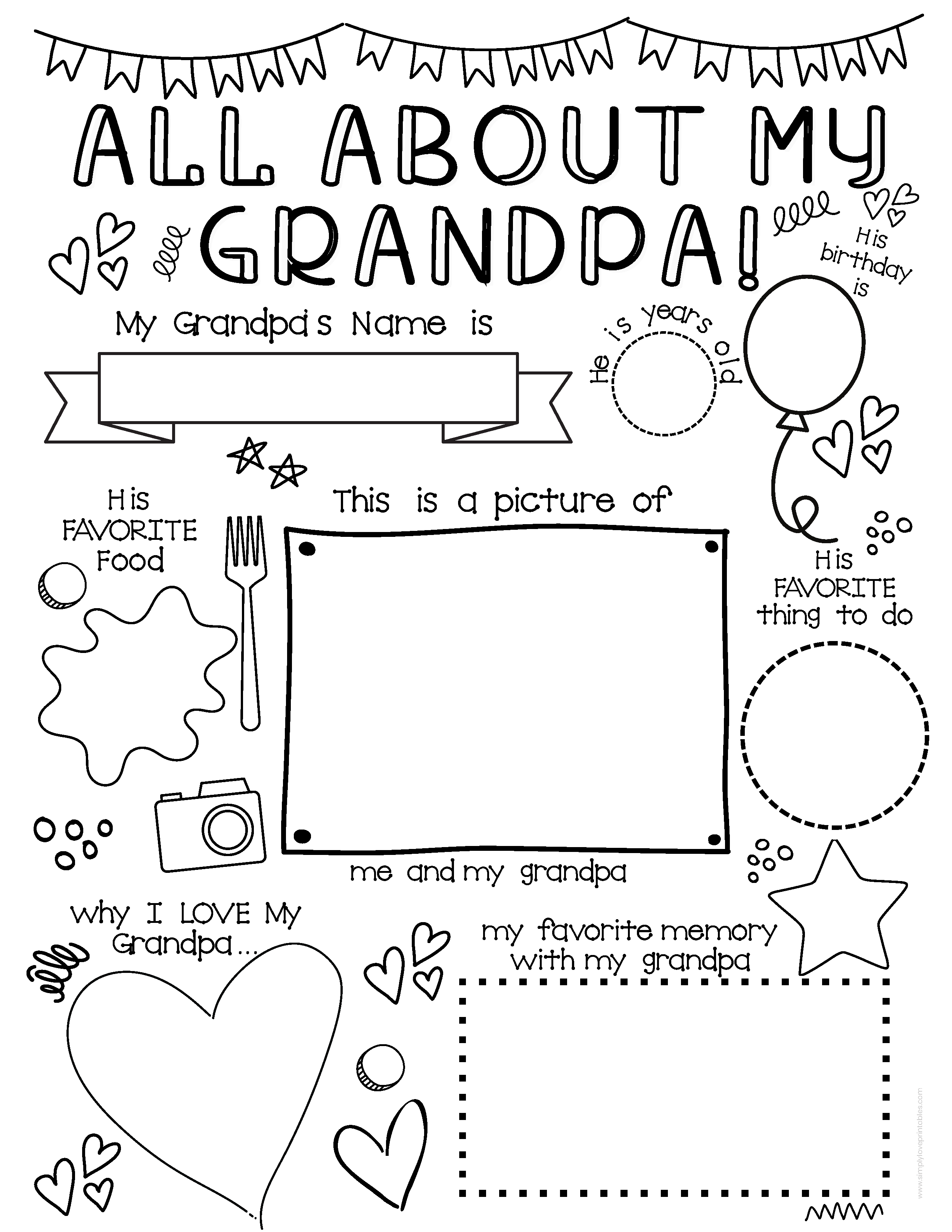 Fun Printables To Celebrate Father s Day Simply Love Printables