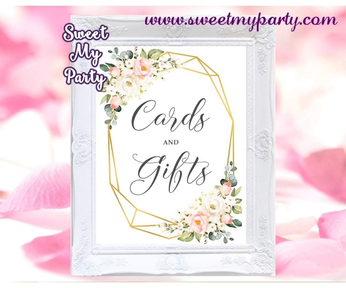 Cards And Gifts Sign Printable Free