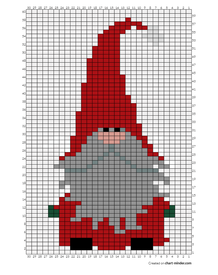 Gnome Chart Cross Stitch Patterns Christmas Cross Stitch Embroidery Cross Stitch Patterns