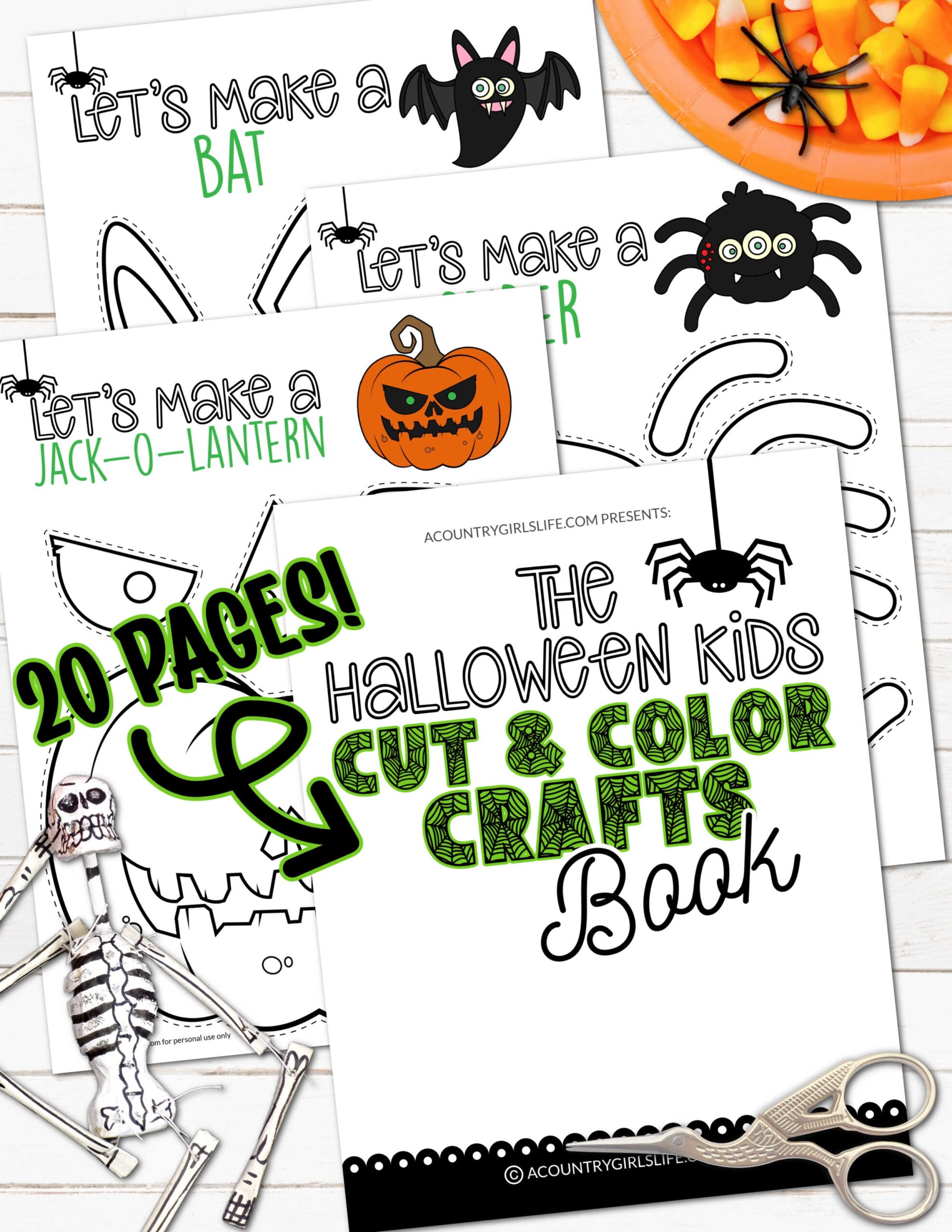 Printable Halloween Cut And Paste