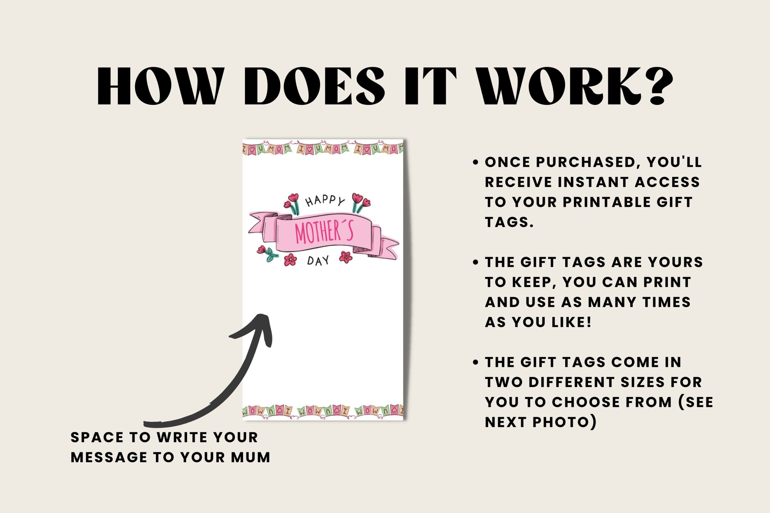 Mother'S Day Tags Printable