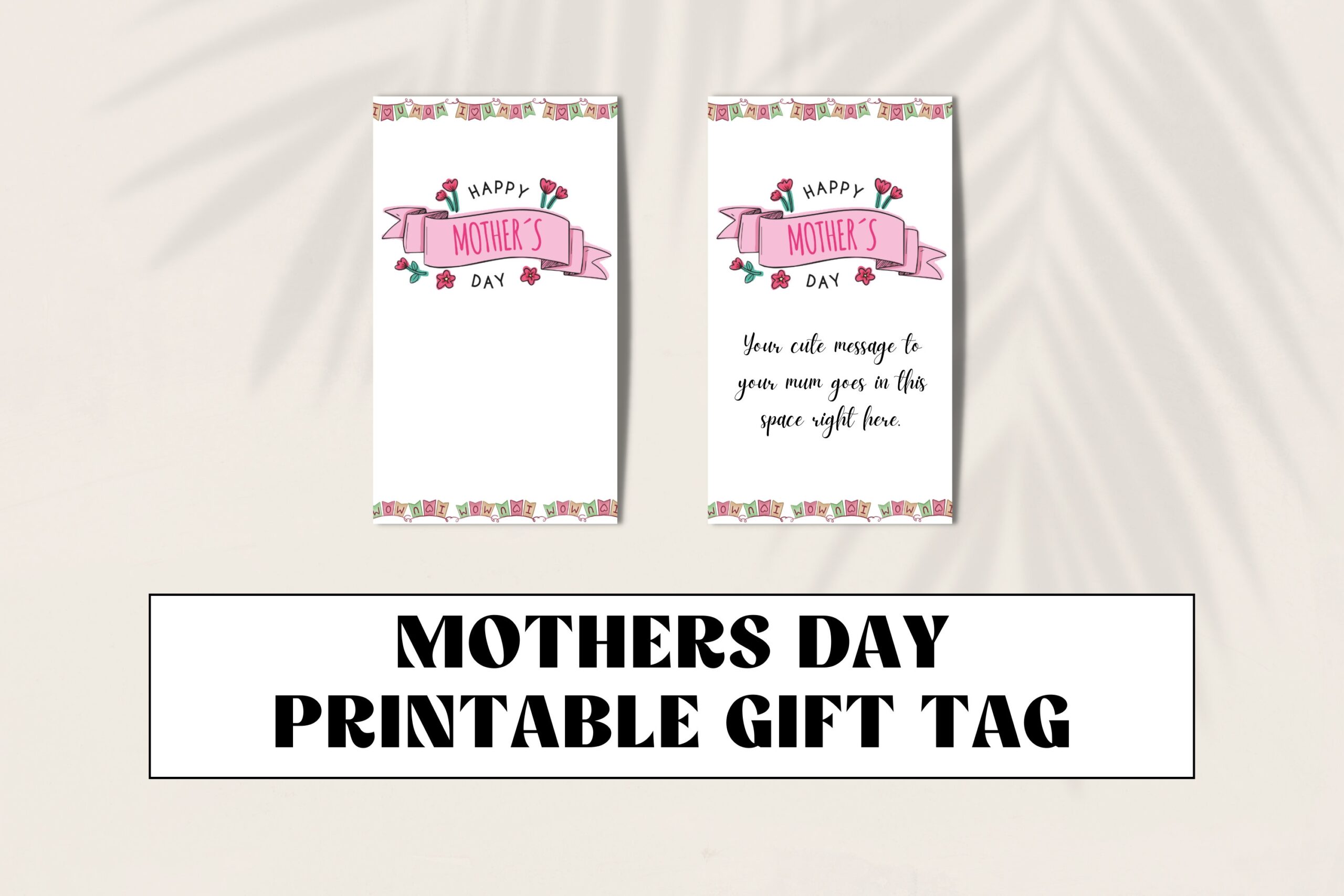 Happy Mothers Day Gift Tags Printable Mothers Day Gift Tag Happy Mothers Day Gift Tags Printable Mother s Day Gift Tag Printable Etsy