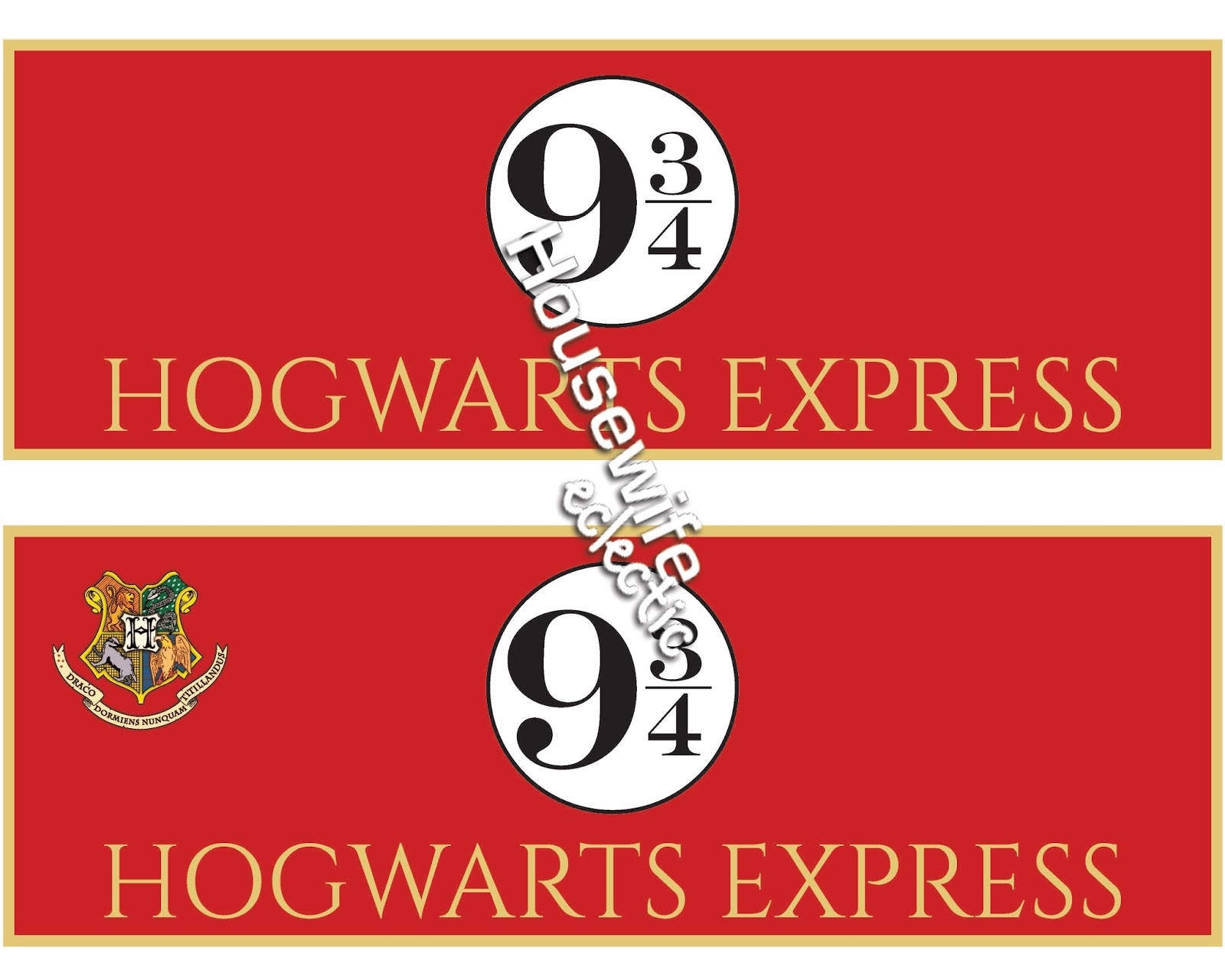 Harry Potter 9 3 4 Sign Printable