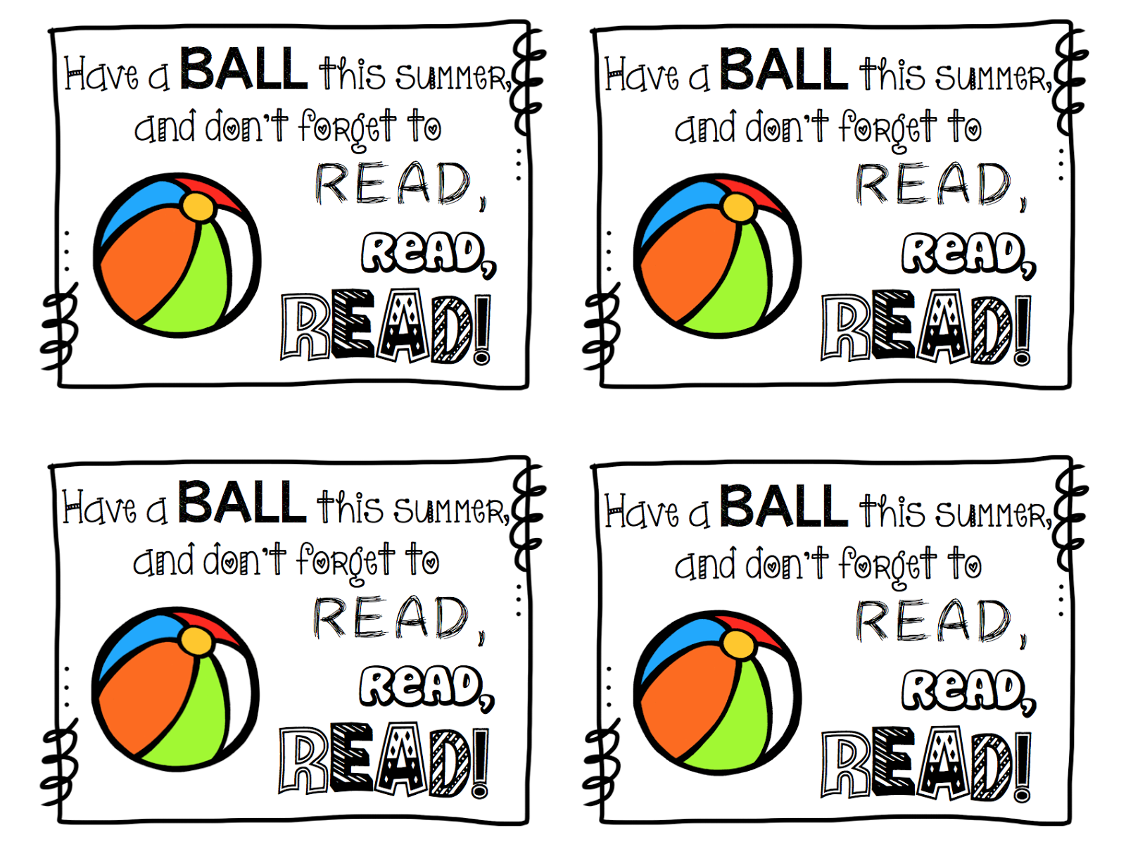 Have A BALL This Summer TheHappyTeacher