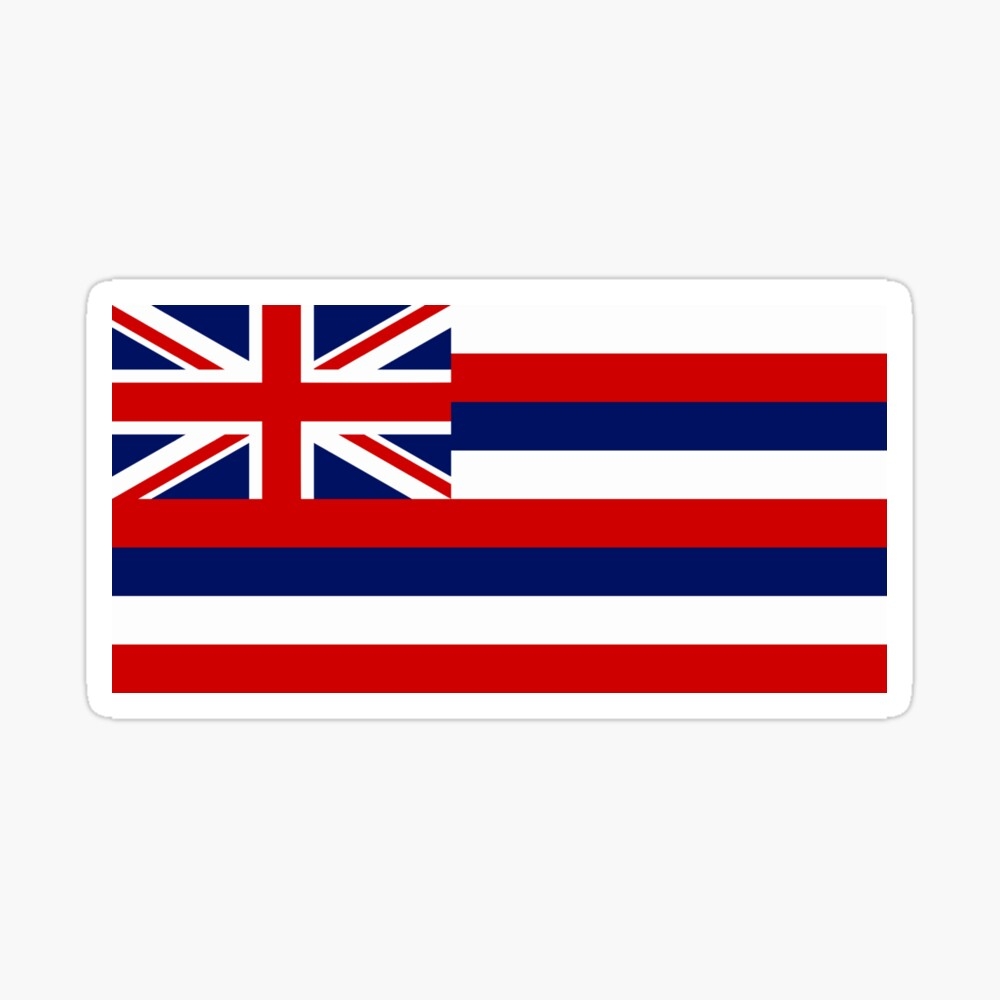 Hawaii State Flag Art Board Print For Sale By Villaflor Redbubble