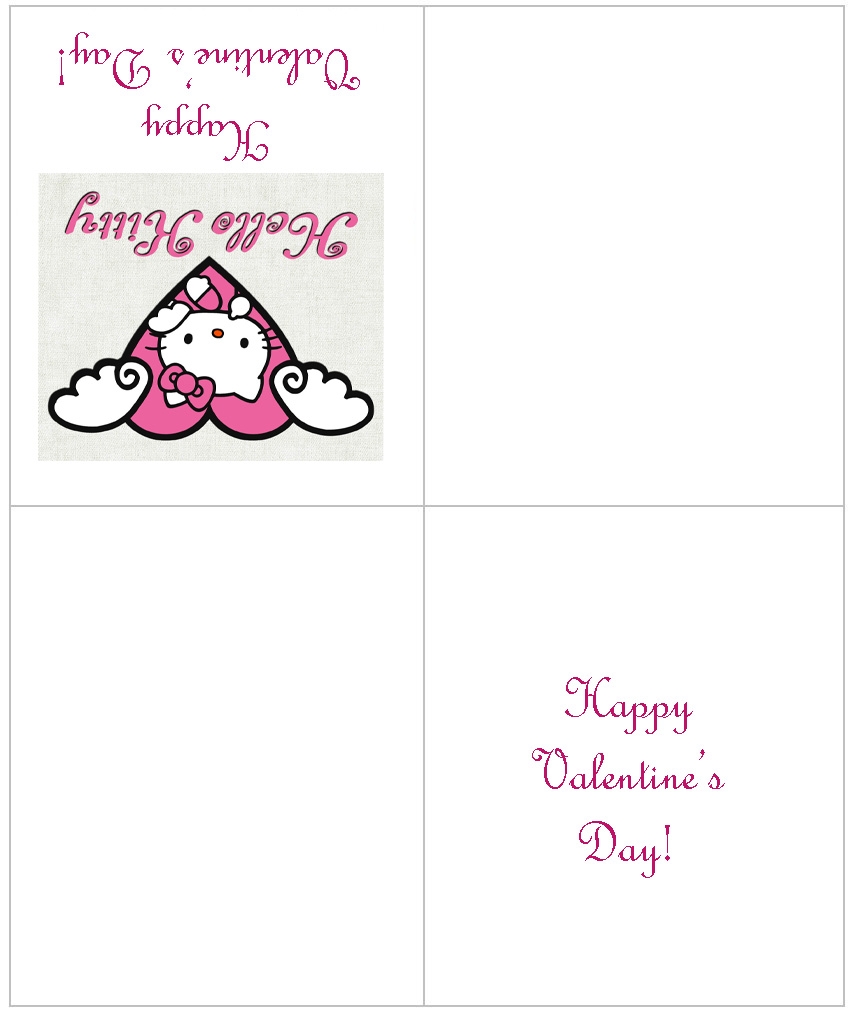HELLO KITTY COLORING HELLO KITTY PRINTABLE VALENTINE CARDS