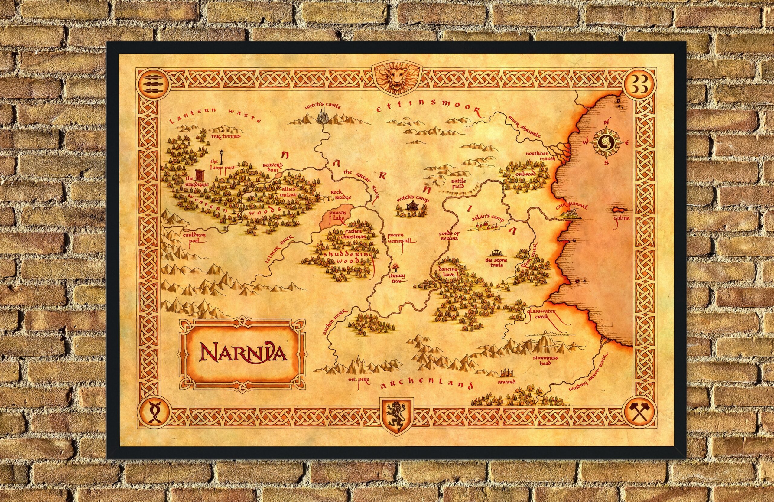 Map Of Narnia Printable