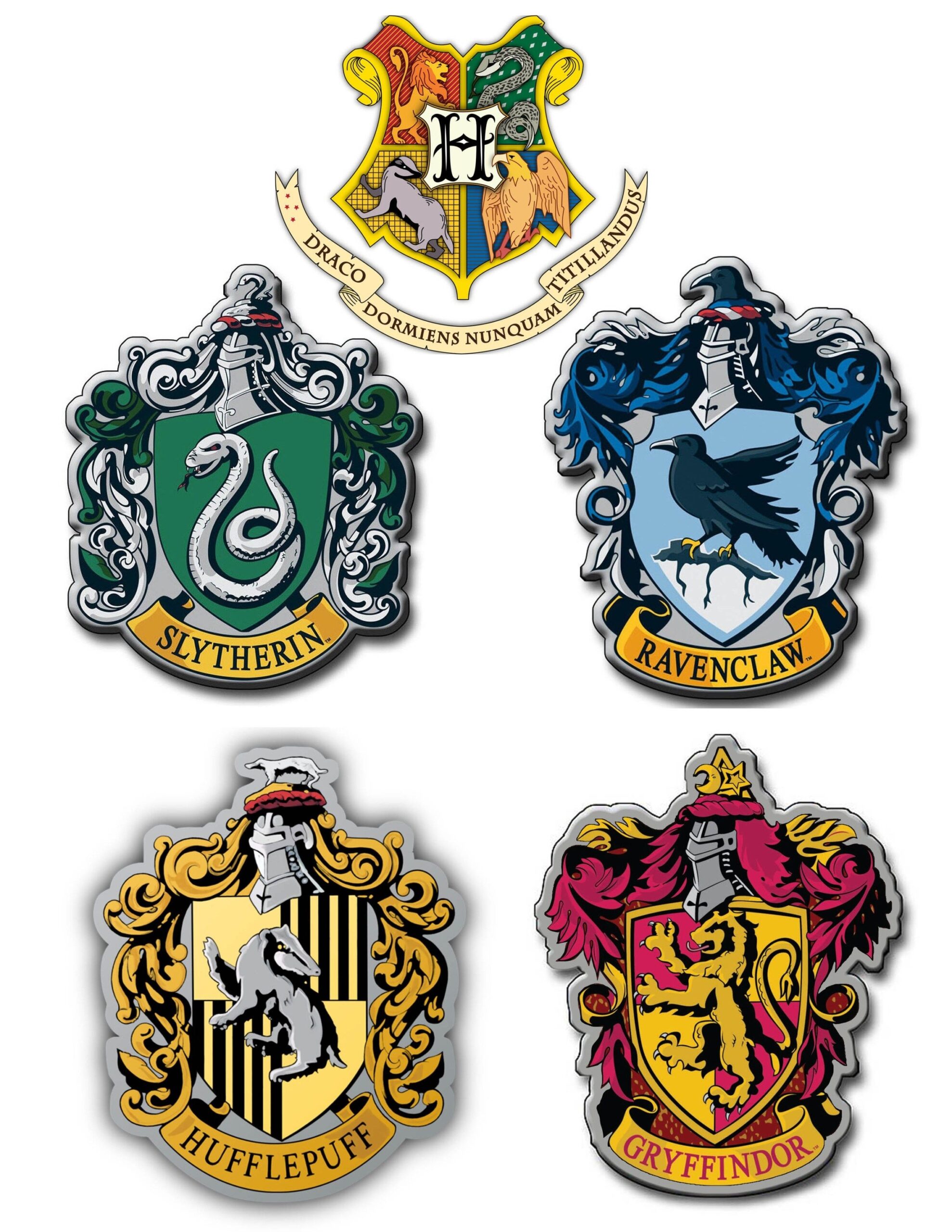 Hogwarts House Crests Sm Harry Potter Printables Harry Potter Diy Harry Potter Bday