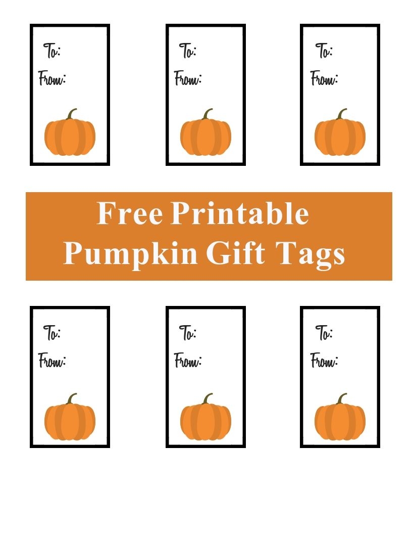 Homemade Pumpkin Butter Recipe Pumpkin Gift Printable Halloween Tags Free Printable Gift Tags
