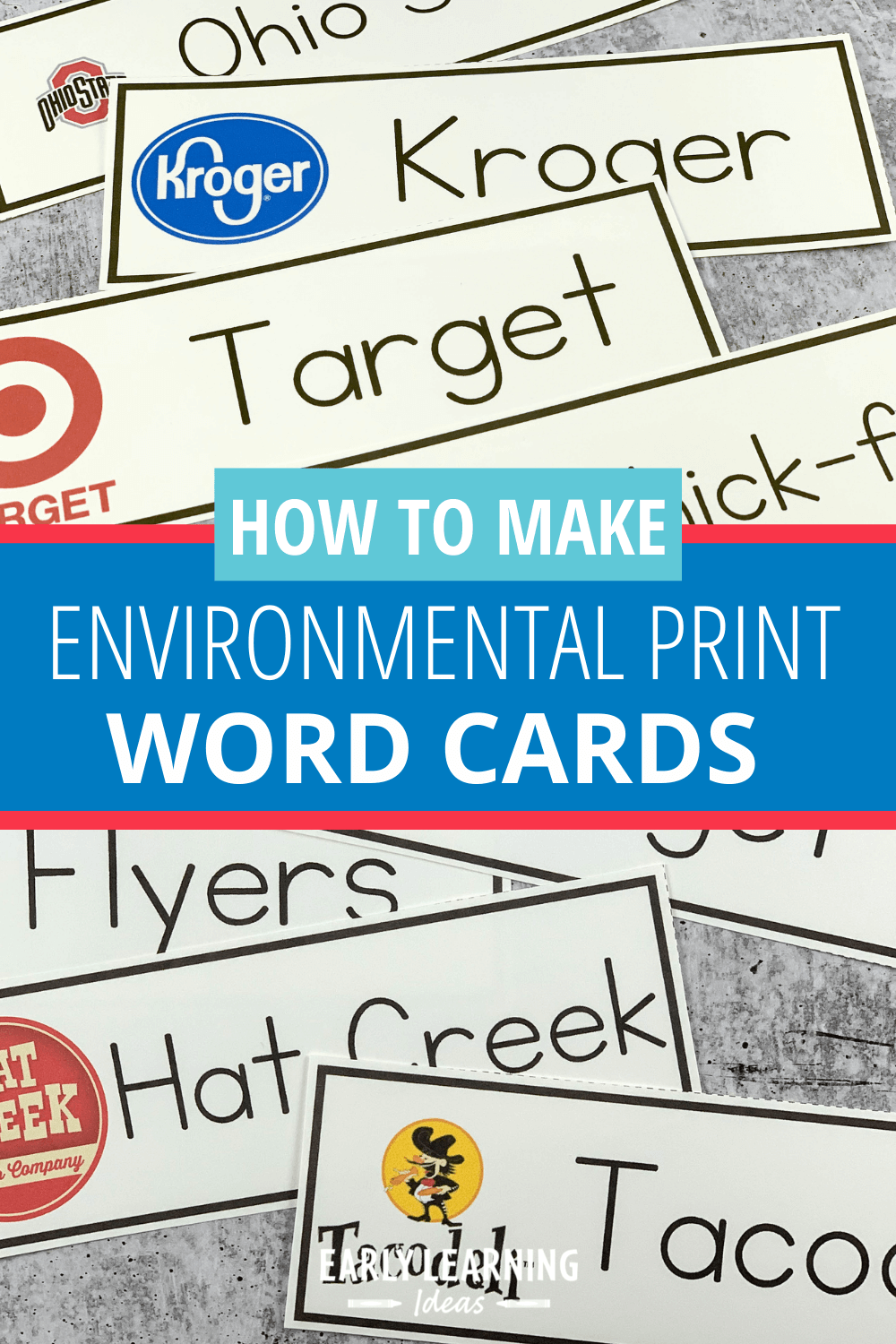 Environmental Print Free Printables