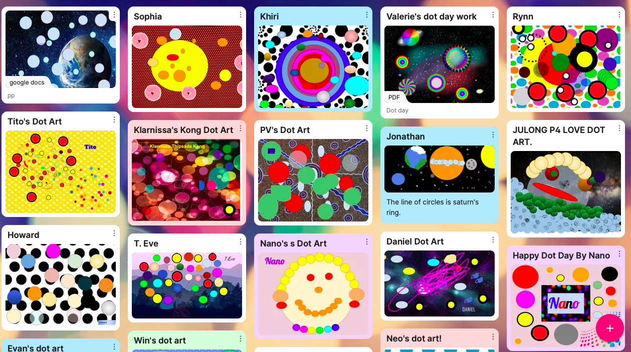 Ideas And Activities For International Dot Day 15th September Teacher s Notes