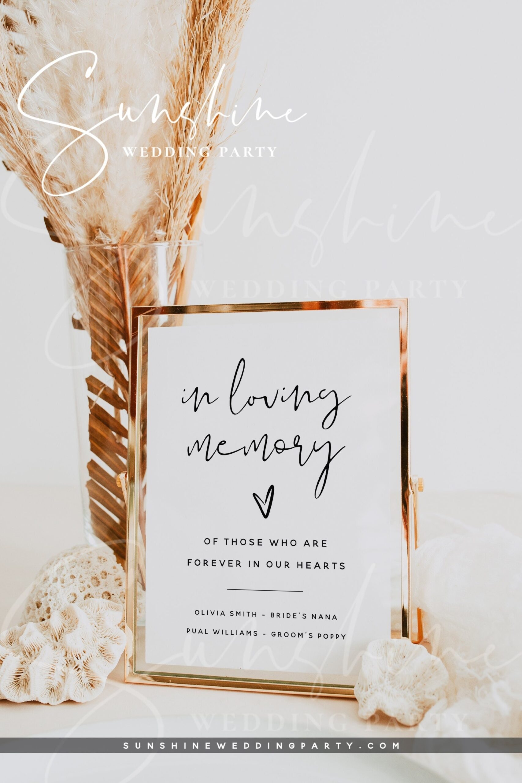 In Loving Memory Sign Template Modern Wedding Sign DIY Wedding Memory Sign Template In Loving Memory Sign Printable Instant Download M8 Etsy
