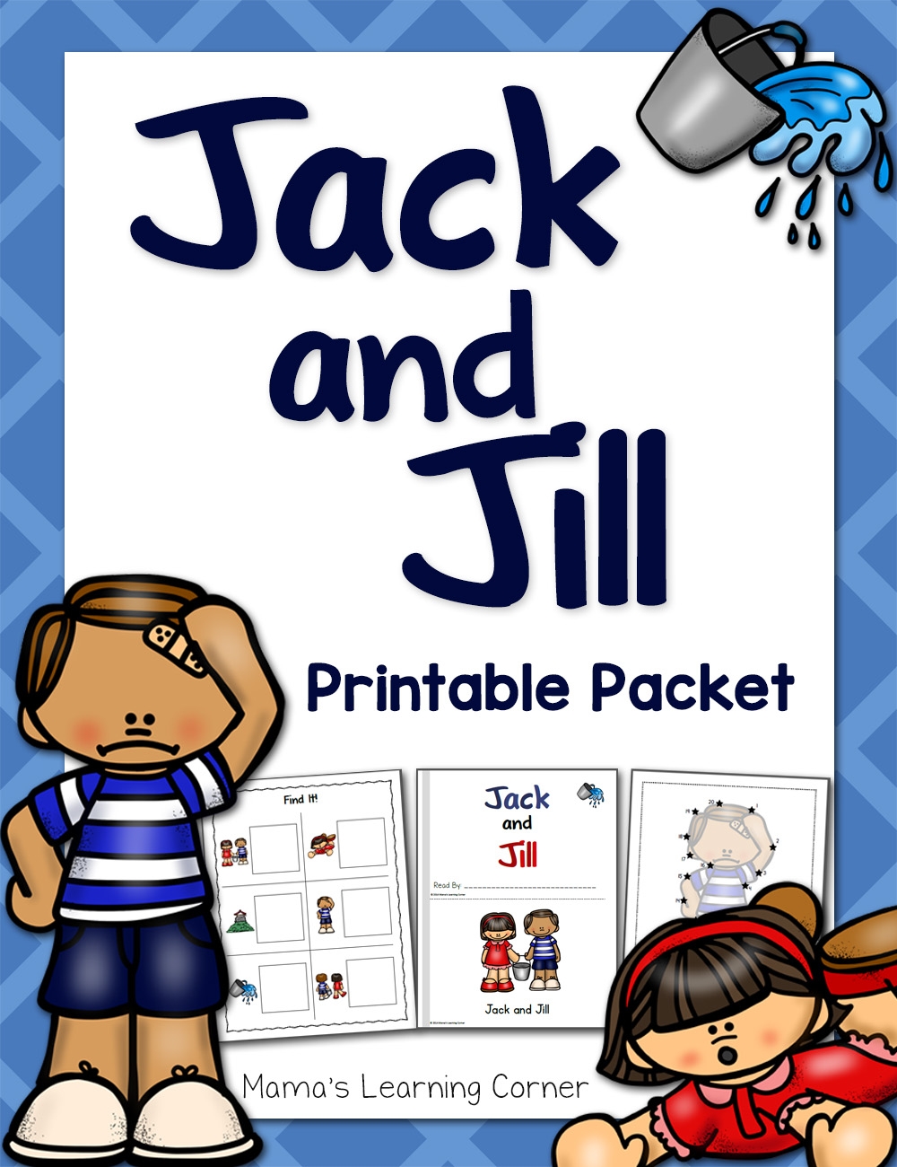 Jack And Jill Nursery Rhyme Packet Mamas Learning Corner