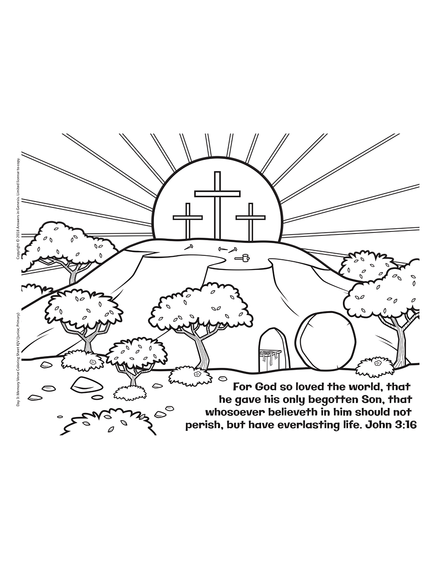 John 3 16 Coloring Kids Coloring Activity Kids Answers