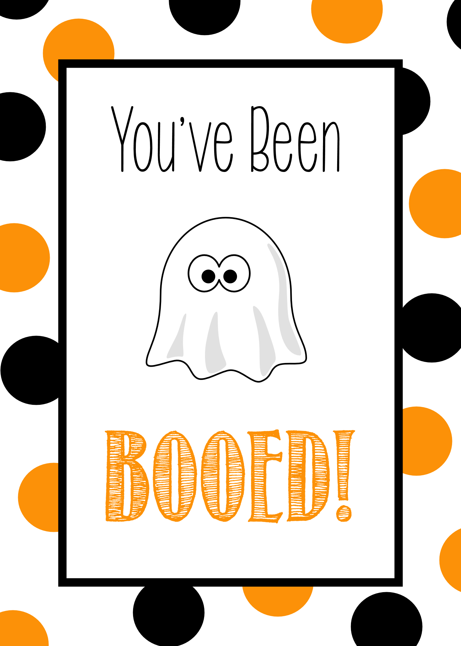 Join This Fun Neighborhood Tradition And Let Someone Know you ve Been Booed With This Cute Halloween Printables Free Halloween Printables You ve Been Booed
