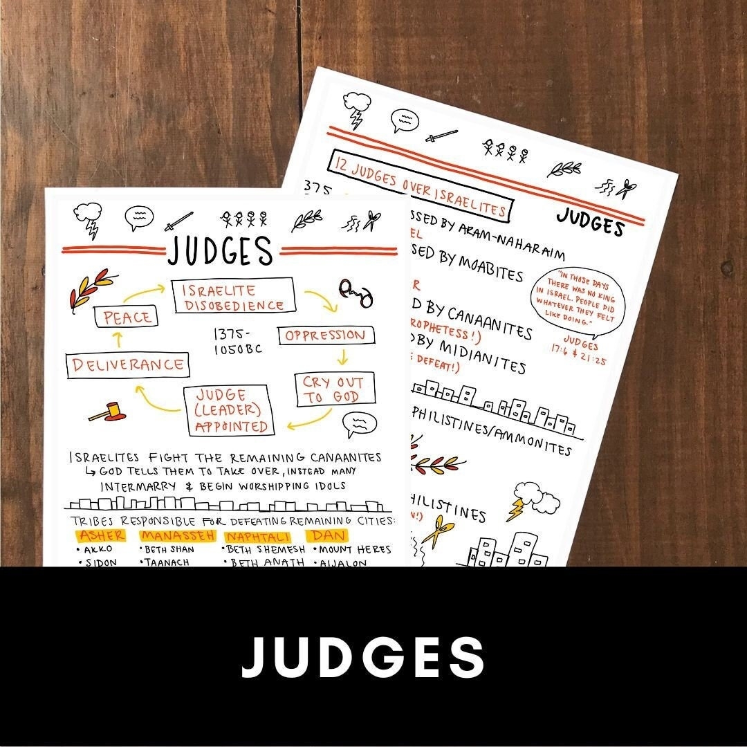 Judges Printables Etsy Israel