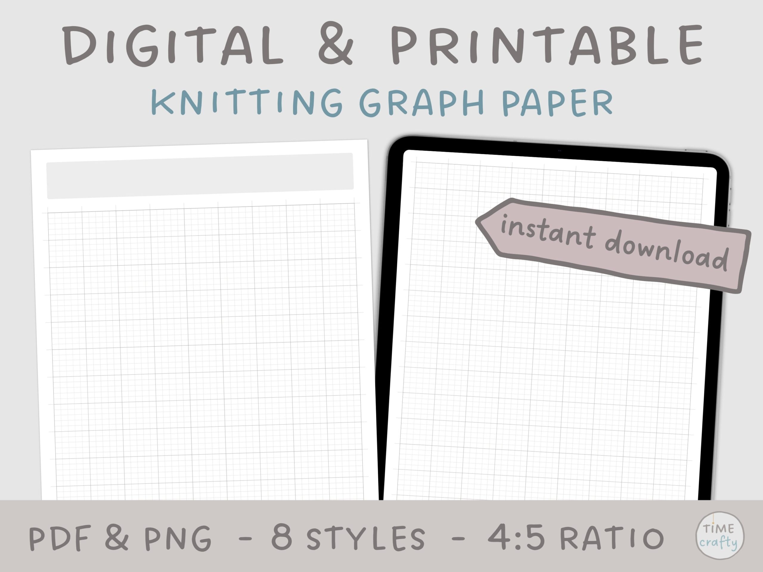 Printable Knitting Graph Paper